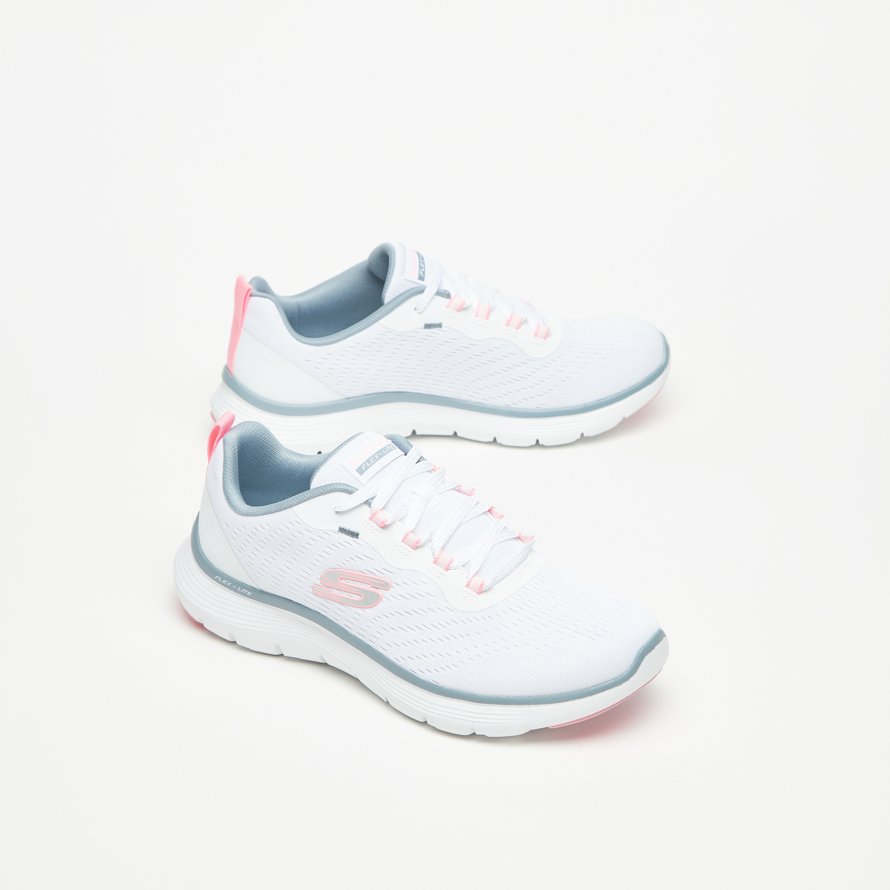 سكيتشرز حذاء رياضي فليكس ابيل 5.0 ميموري فوم كاحل منخفض للنساء 150201-BBK | OE-sports-women-shoes-image-25