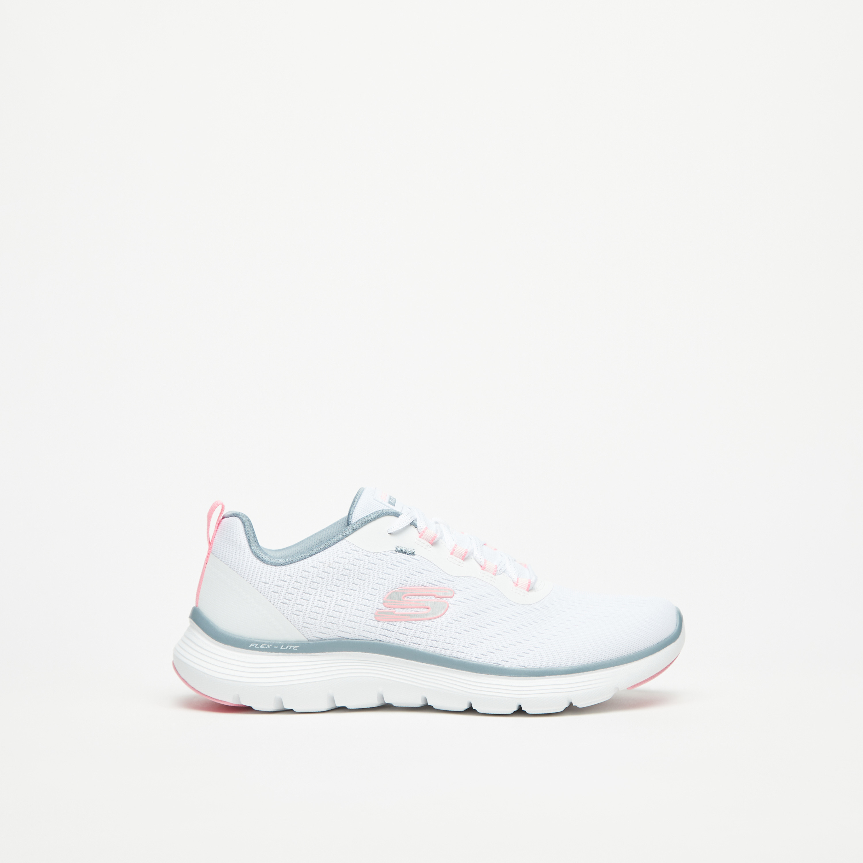 سكيتشرز حذاء رياضي فليكس ابيل 5.0 ميموري فوم كاحل منخفض للنساء 150201-BBK | OE-sports-women-shoes-image-28