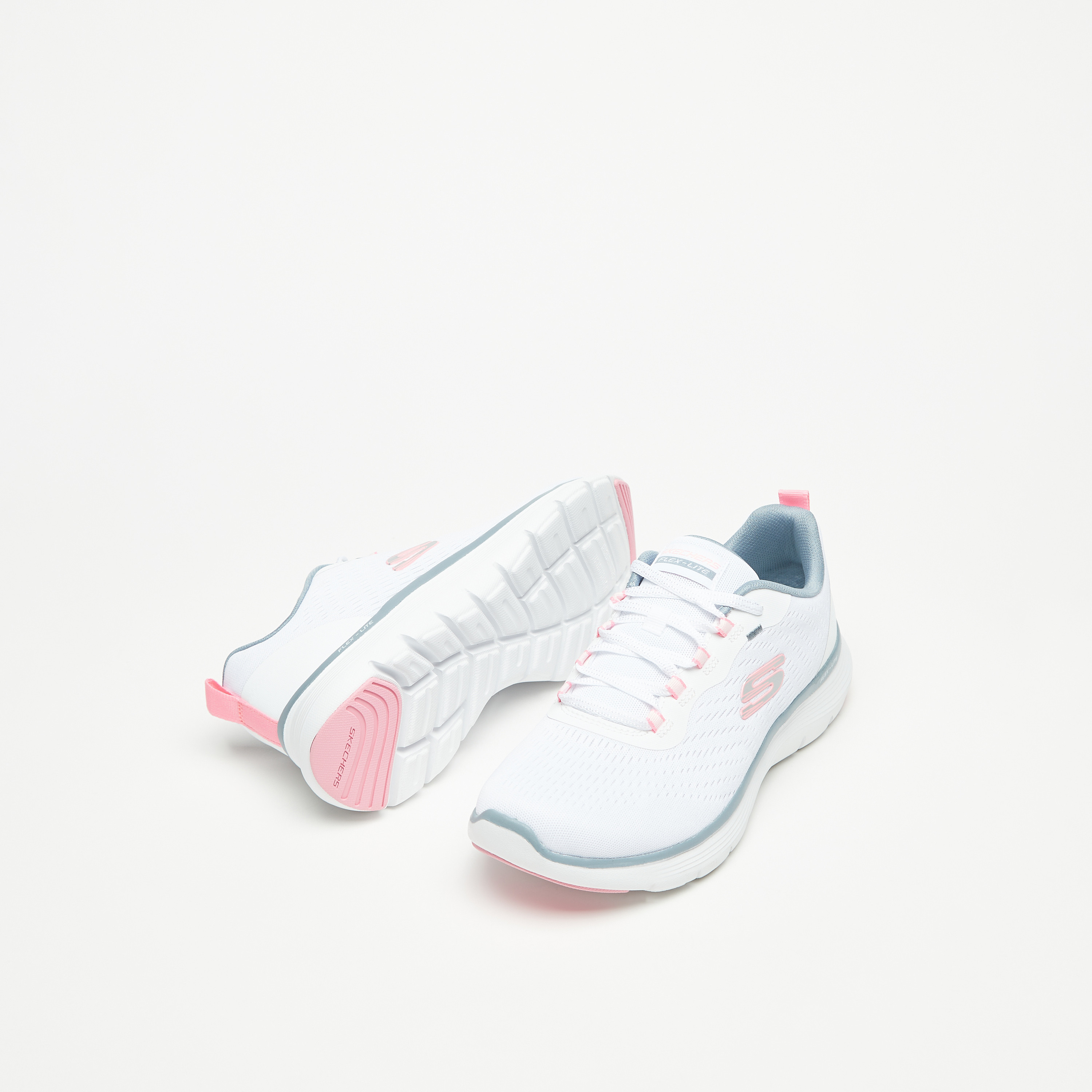 سكيتشرز حذاء رياضي فليكس ابيل 5.0 ميموري فوم كاحل منخفض للنساء 150201-BBK | OE-sports-women-shoes-image-30