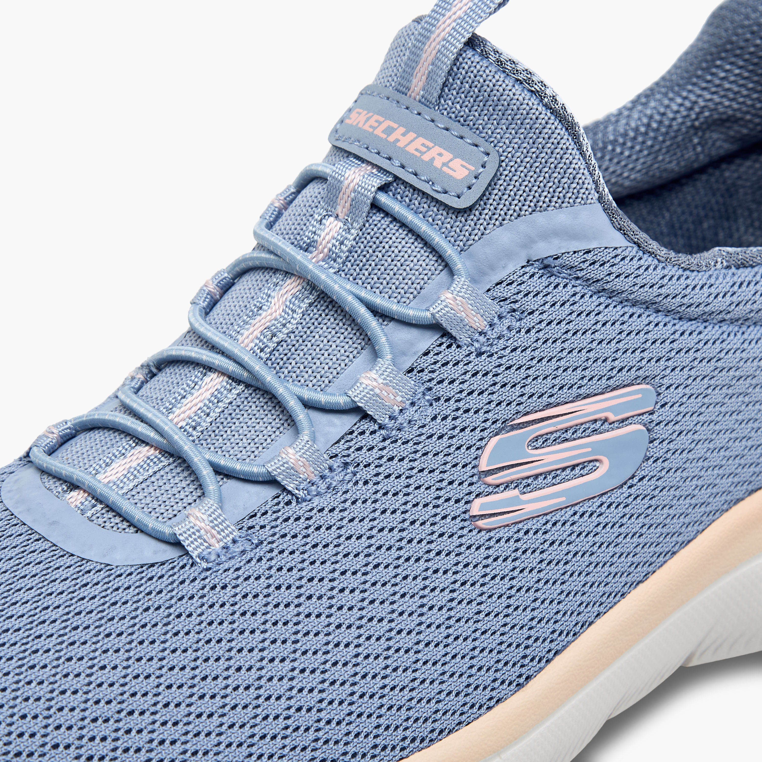 سكيتشرز - حذاء رياضي ساميتس سهل الارتداء منخفض الكاحل - للنساء-women-shoes-sneakers-image-9