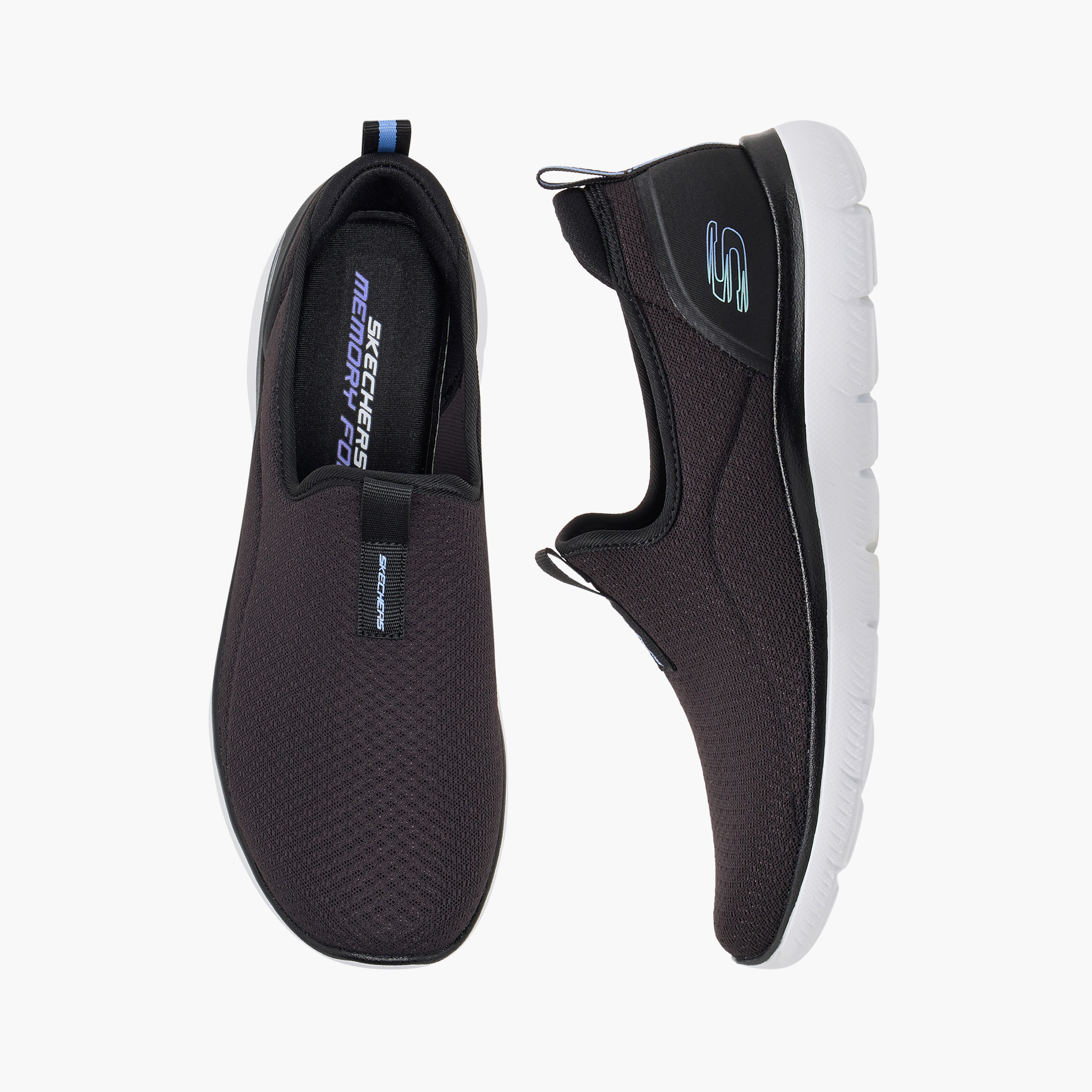 سكيتشرز - حذاء رياضي ساميتس سهل الارتداء منخفض الكاحل - للنساء-women-shoes-sneakers-image-1