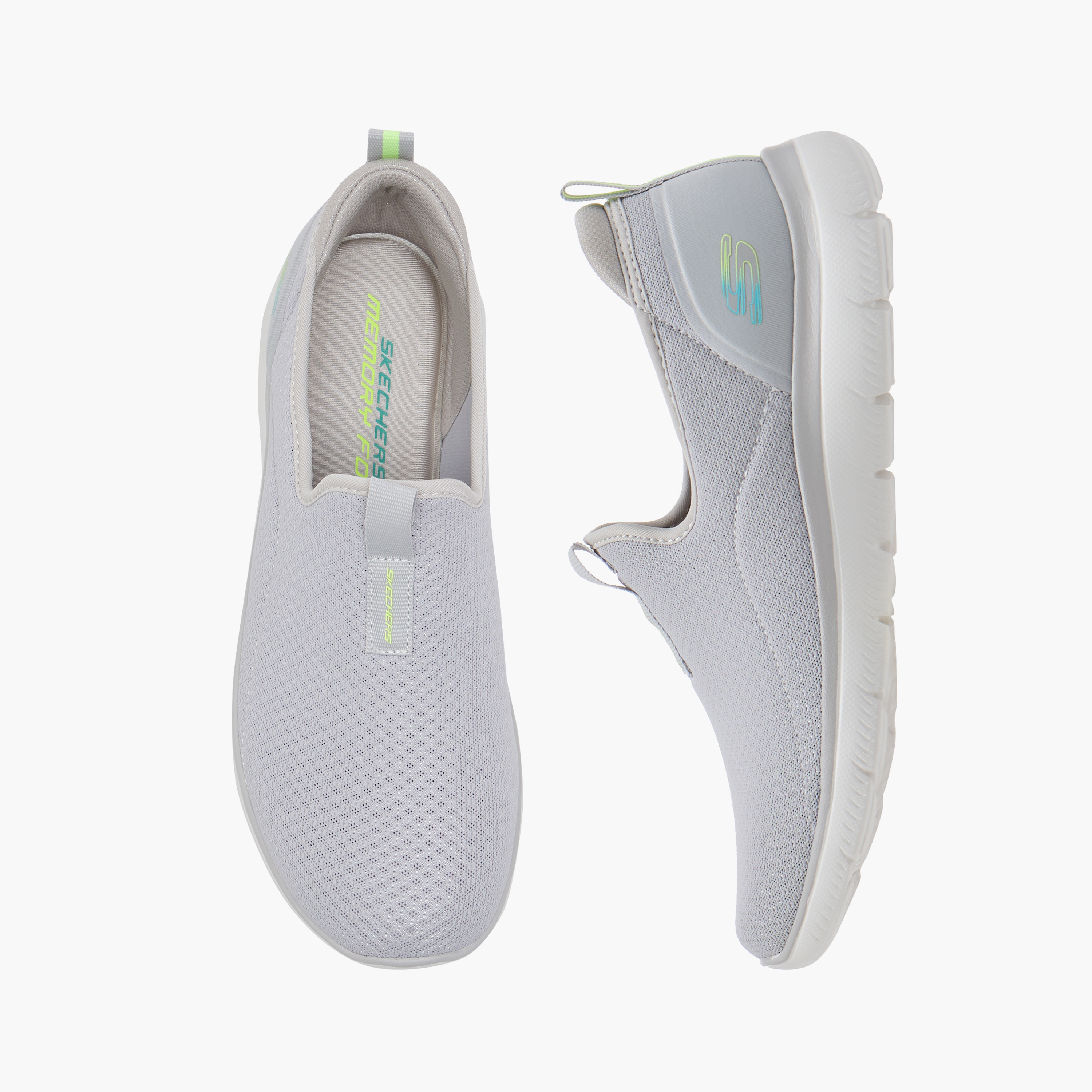 حذاء رياضي نسائي من Skechers سهل الارتداء عند الكاحل المنخفض 150270 | عمر الفاروق-women-shoes-sneakers-image-1
