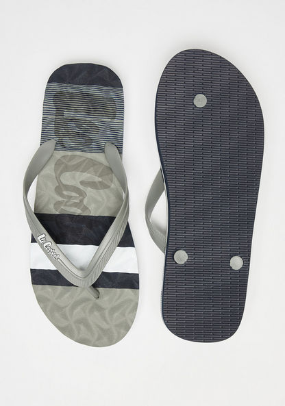 Lee Cooper Printed Slip-On Thong Slippers-Men%27s Flip Flops & Beach Slippers-image-7