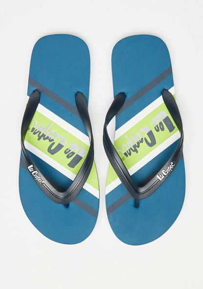 Lee Cooper Printed Slip-On Thong Slippers-Men%27s Flip Flops & Beach Slippers-image-0