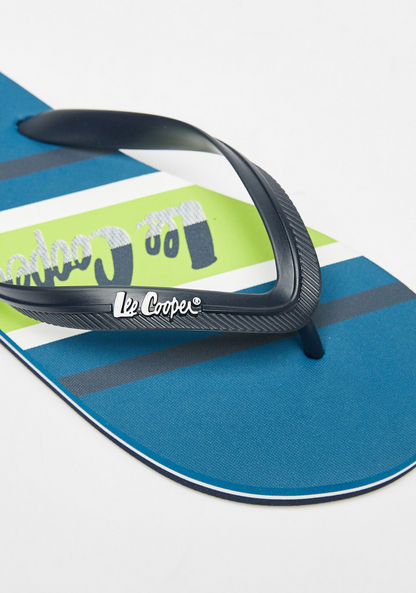 Lee Cooper Printed Slip-On Thong Slippers