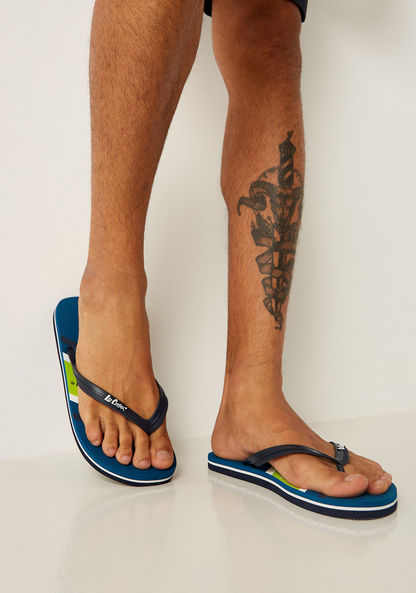 Lee Cooper Printed Slip-On Thong Slippers-Men%27s Flip Flops & Beach Slippers-image-6