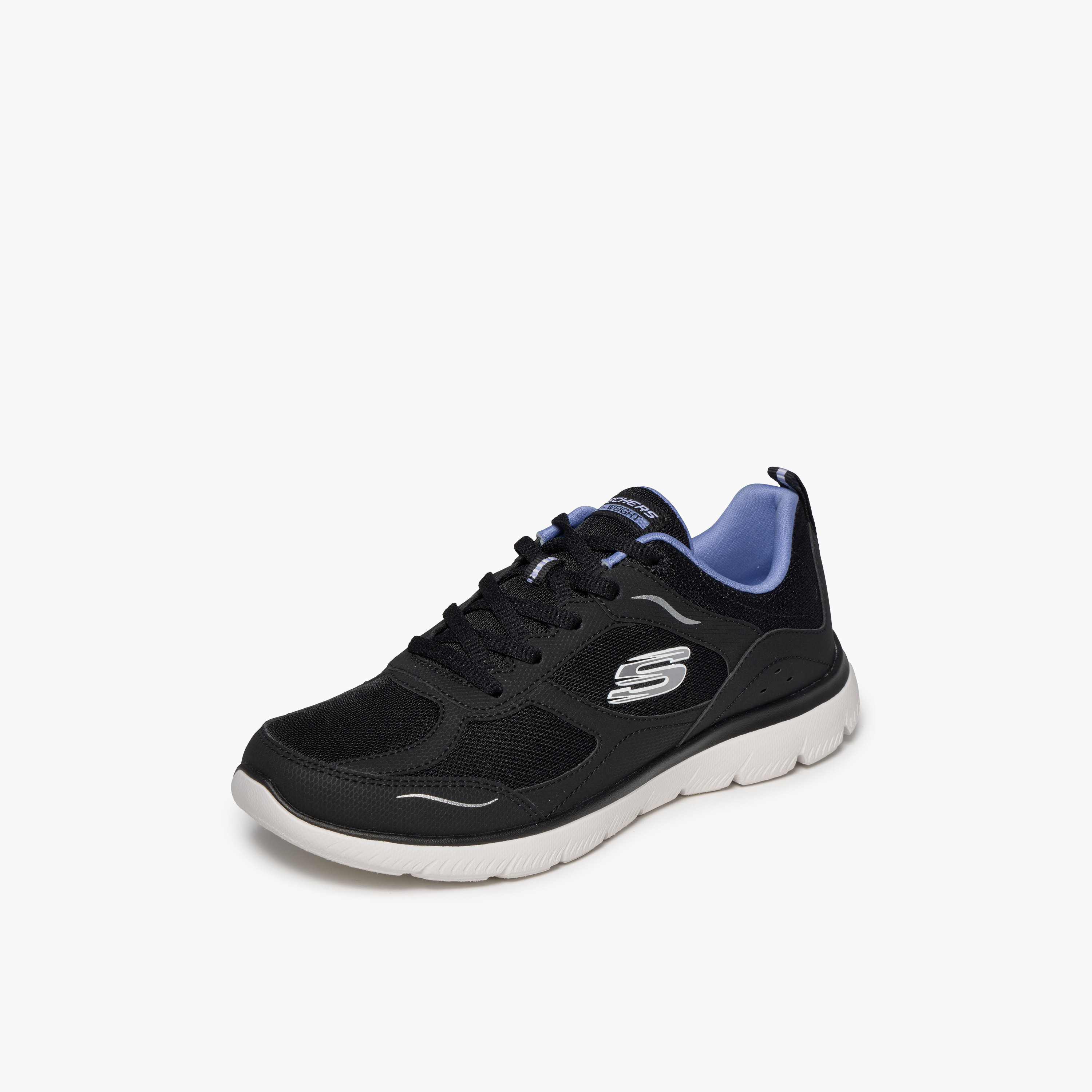Skechers Women SUMMITS Lace-Up Ankle Sneakers-sports-women-shoes-image-4