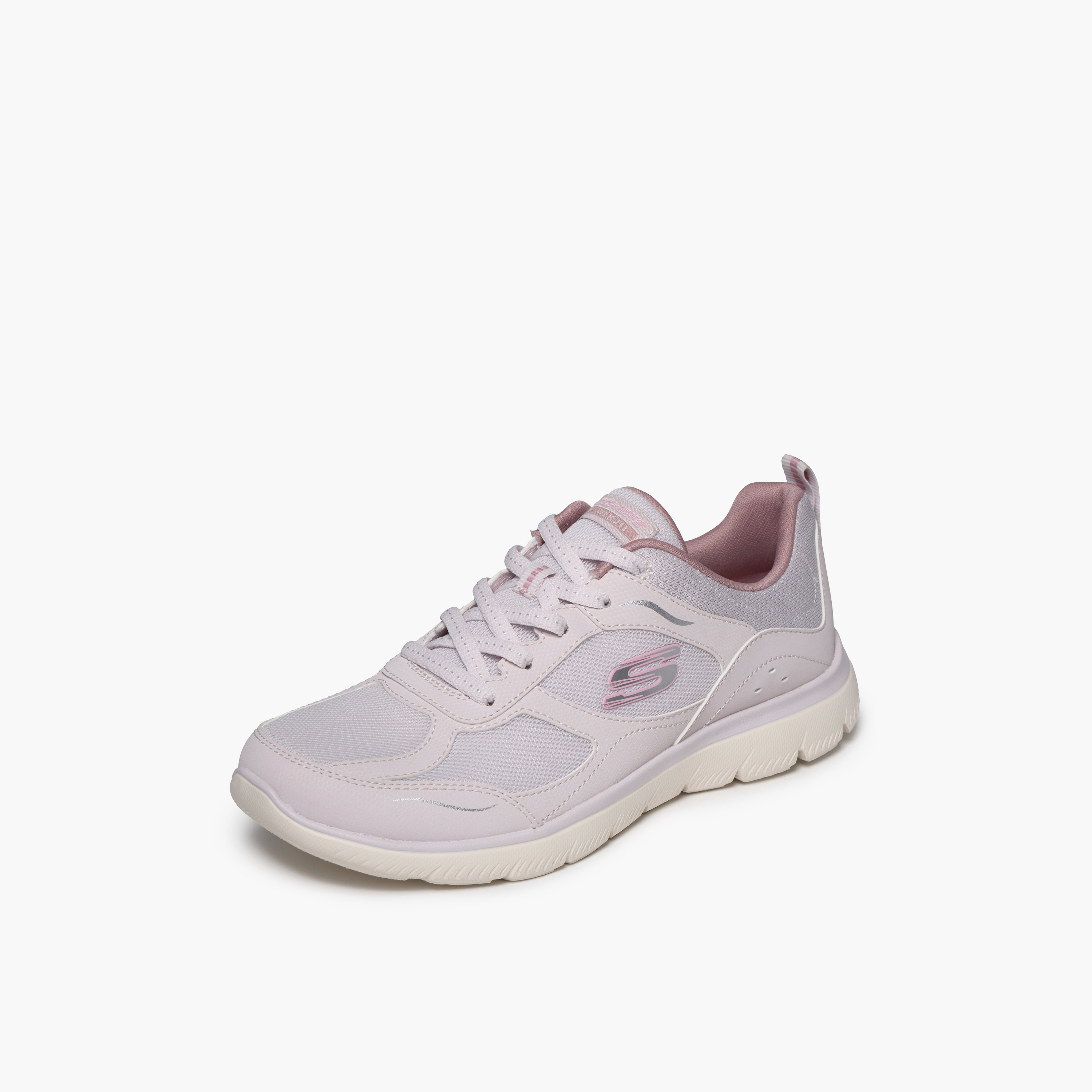 Skechers Women SUMMITS Lace-Up Ankle Sneakers-sports-women-shoes-image-4