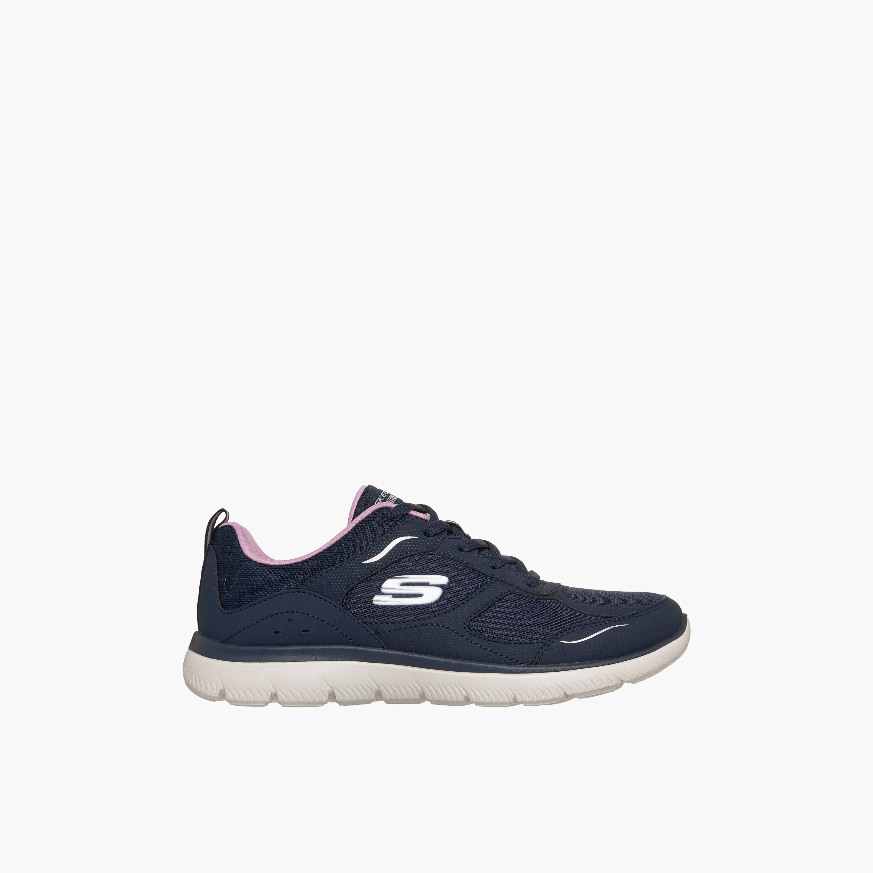 Skechers Women SUMMITS Lace-Up Ankle Sneakers-sports-women-shoes-image-3