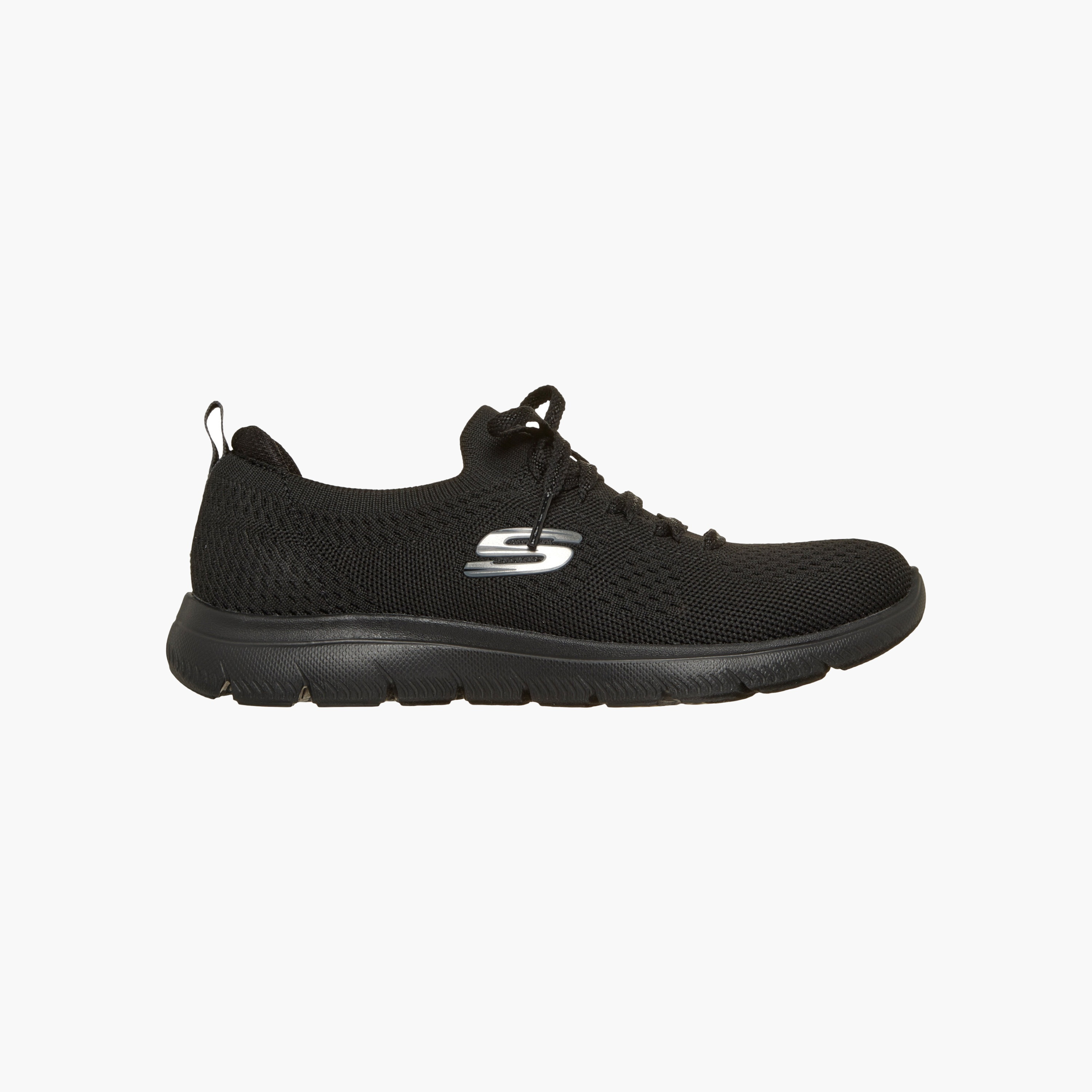 حذاء رياضي برباط إغلاق وشعار للنساء من سكيتشرز-women-shoes-sports-image-1