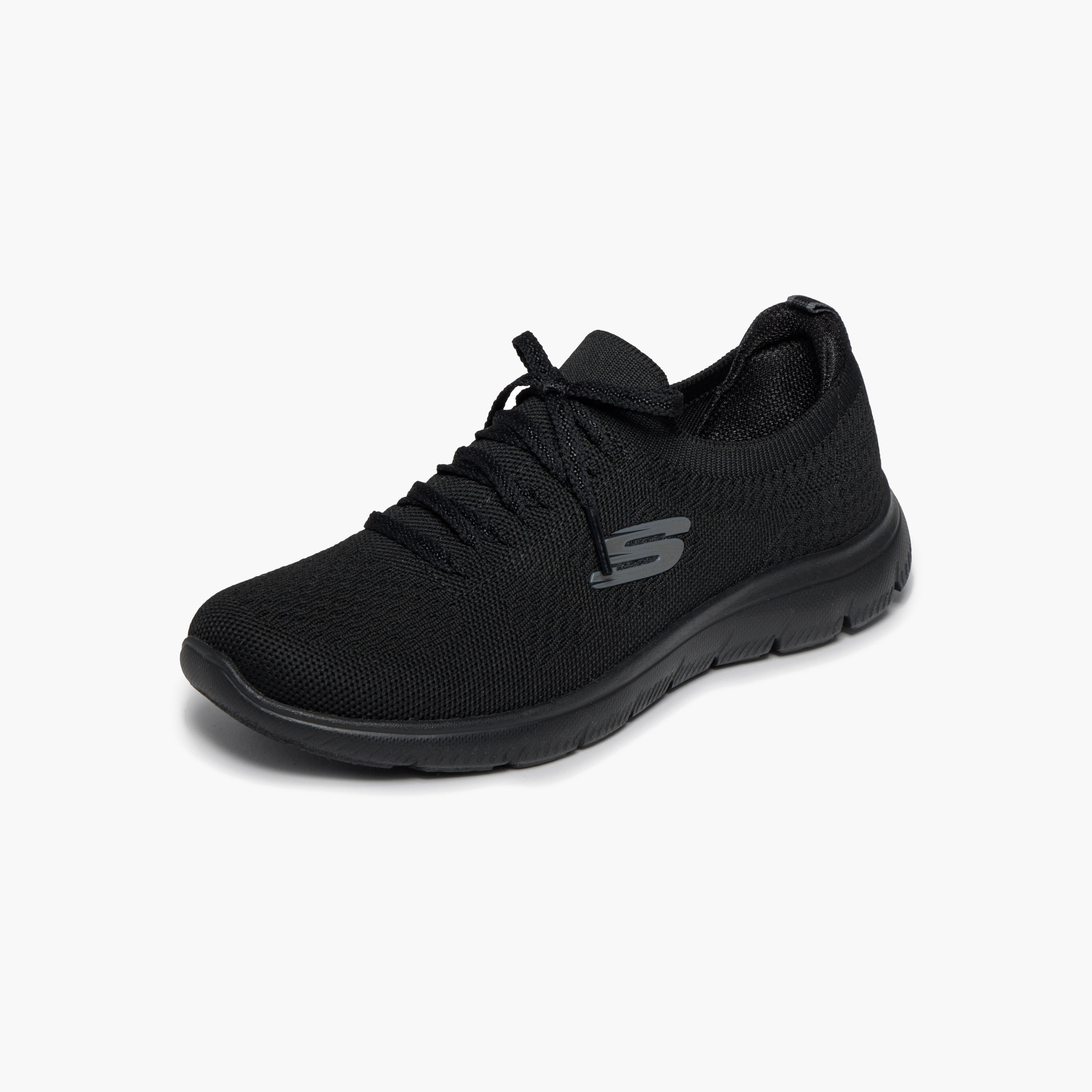 حذاء رياضي برباط إغلاق وشعار للنساء من سكيتشرز-women-shoes-sports-image-8