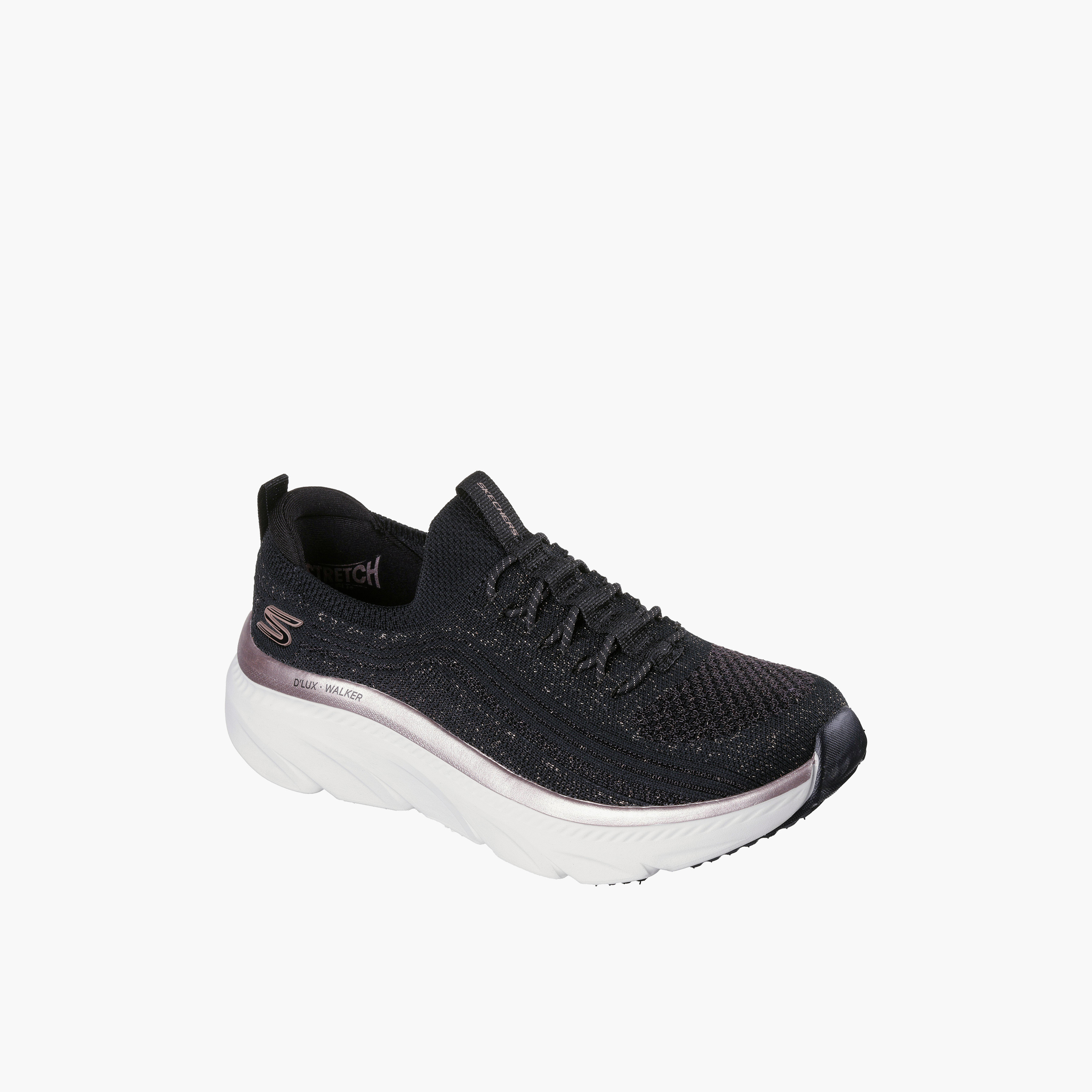 Skechers Women D'Lux Walker 3.0 Slip-On Walking Shoes-sports-women-shoes-image-1