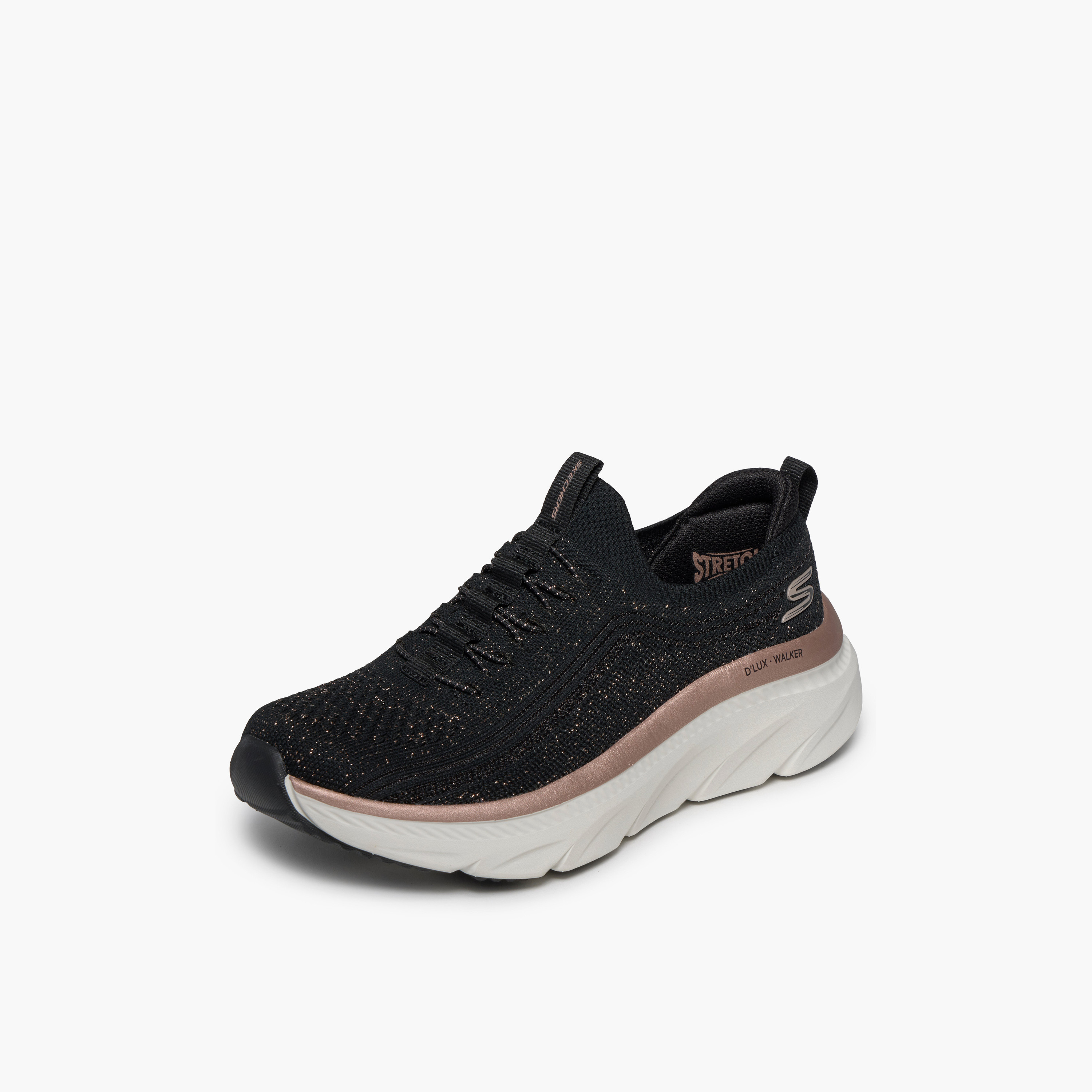 Skechers Women D'Lux Walker 3.0 Slip-On Walking Shoes-sports-women-shoes-image-3