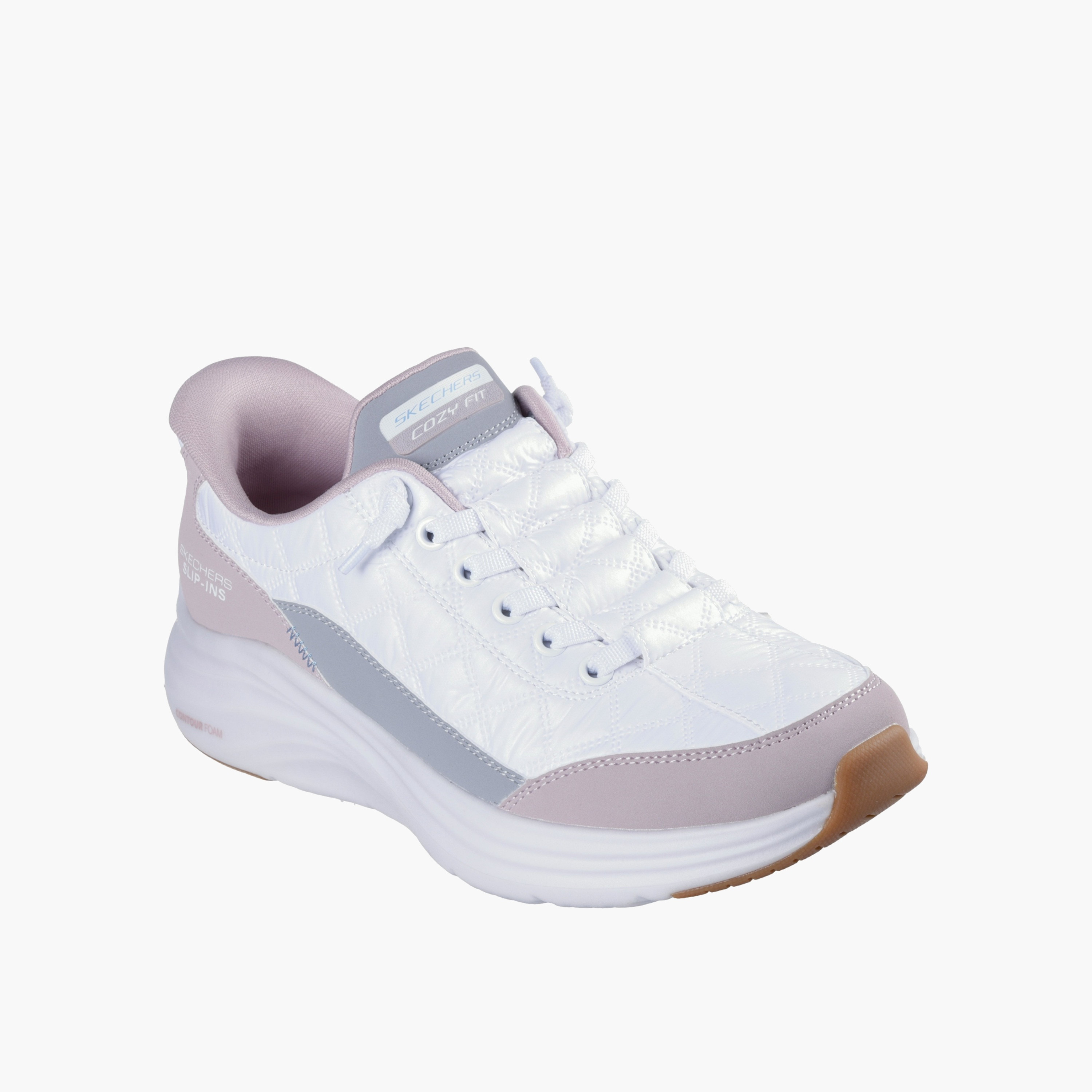 حذاء رياضي برباط ونمط ألواح كونتور فوم للنساء من سكيتشرز-sports-women-shoes-image-4