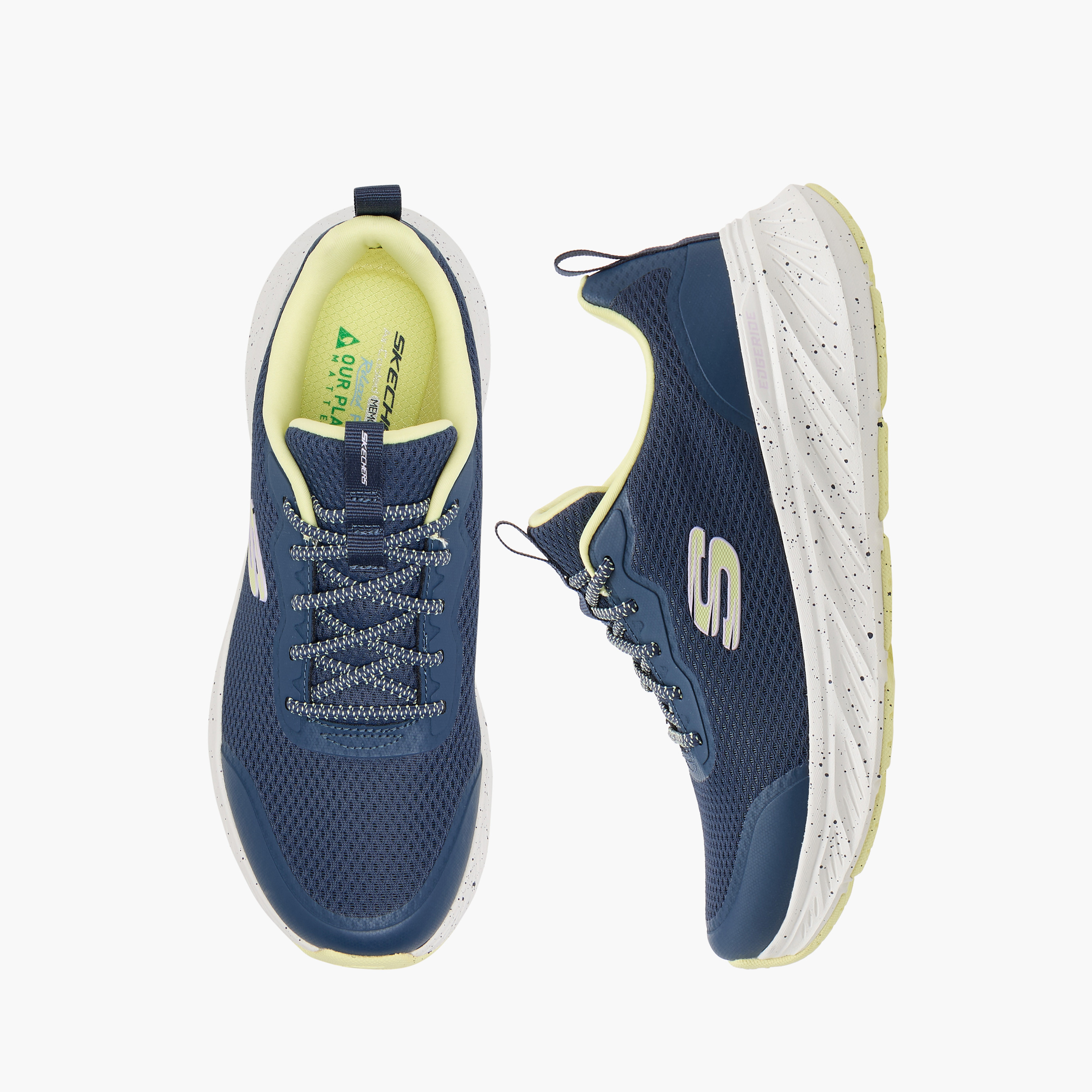Skechers Women's Edgeride Bungee Lace Low Ankle Sneakers 150472 | OE-sports-women-shoes-image-1