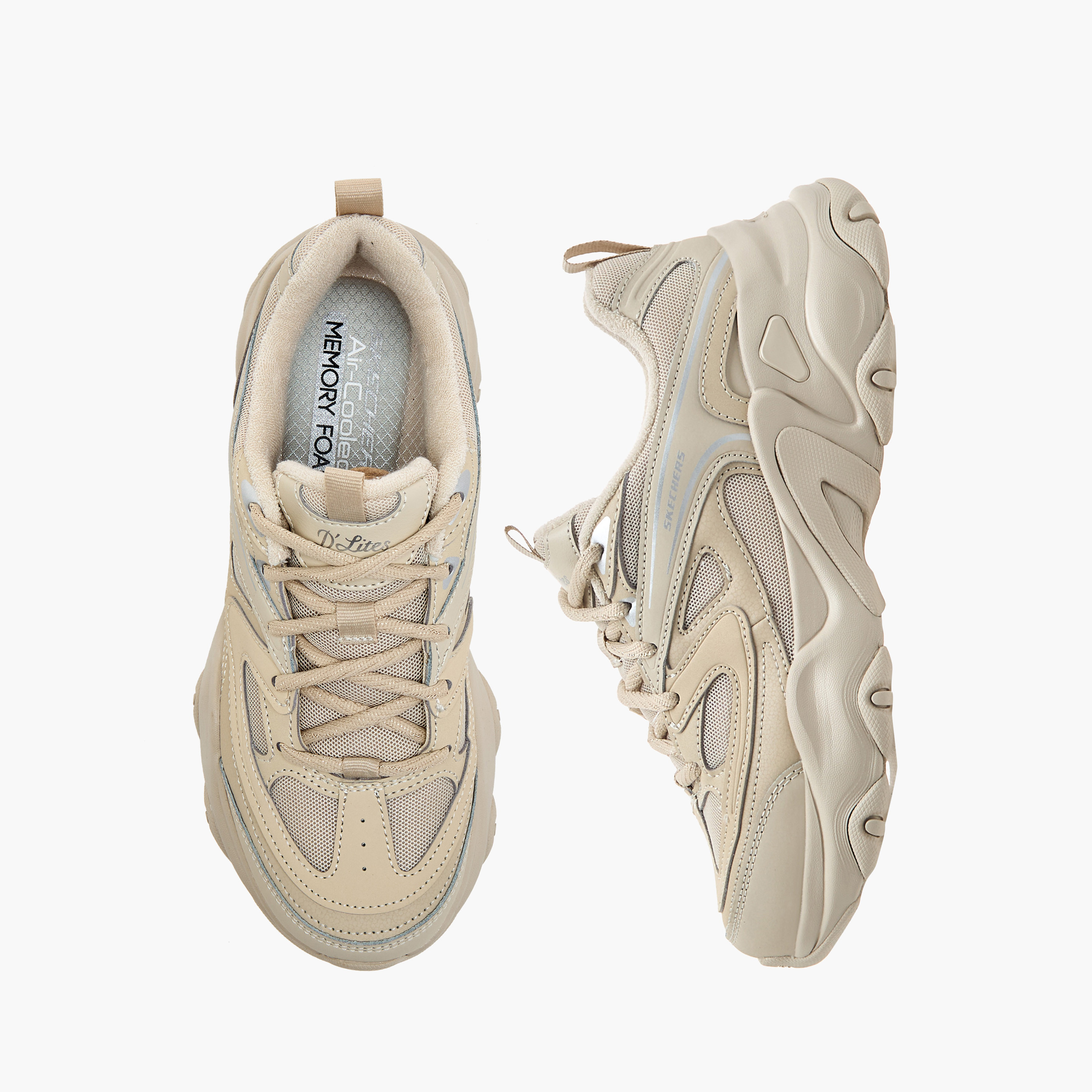 سكيتشرز - حذاء رياضي دي لايت 5.0 برباط منخفض الكاحل - للنساء 150522 | OE-sports-women-shoes-image-1