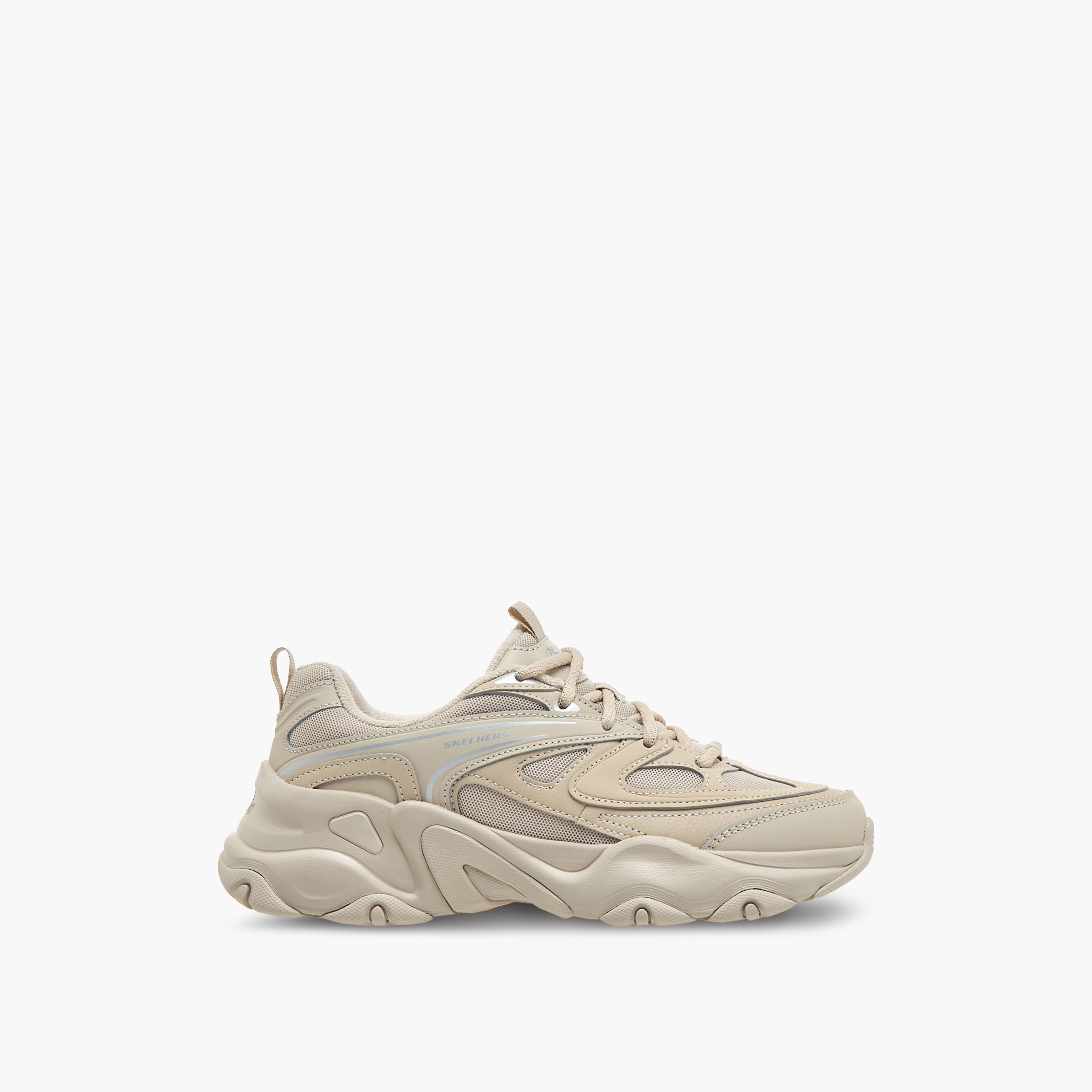 Skechers Women's D'LITES 5.0 Lace-Up Low Ankle Sneakers 150522 | OE-sports-women-shoes-image-3
