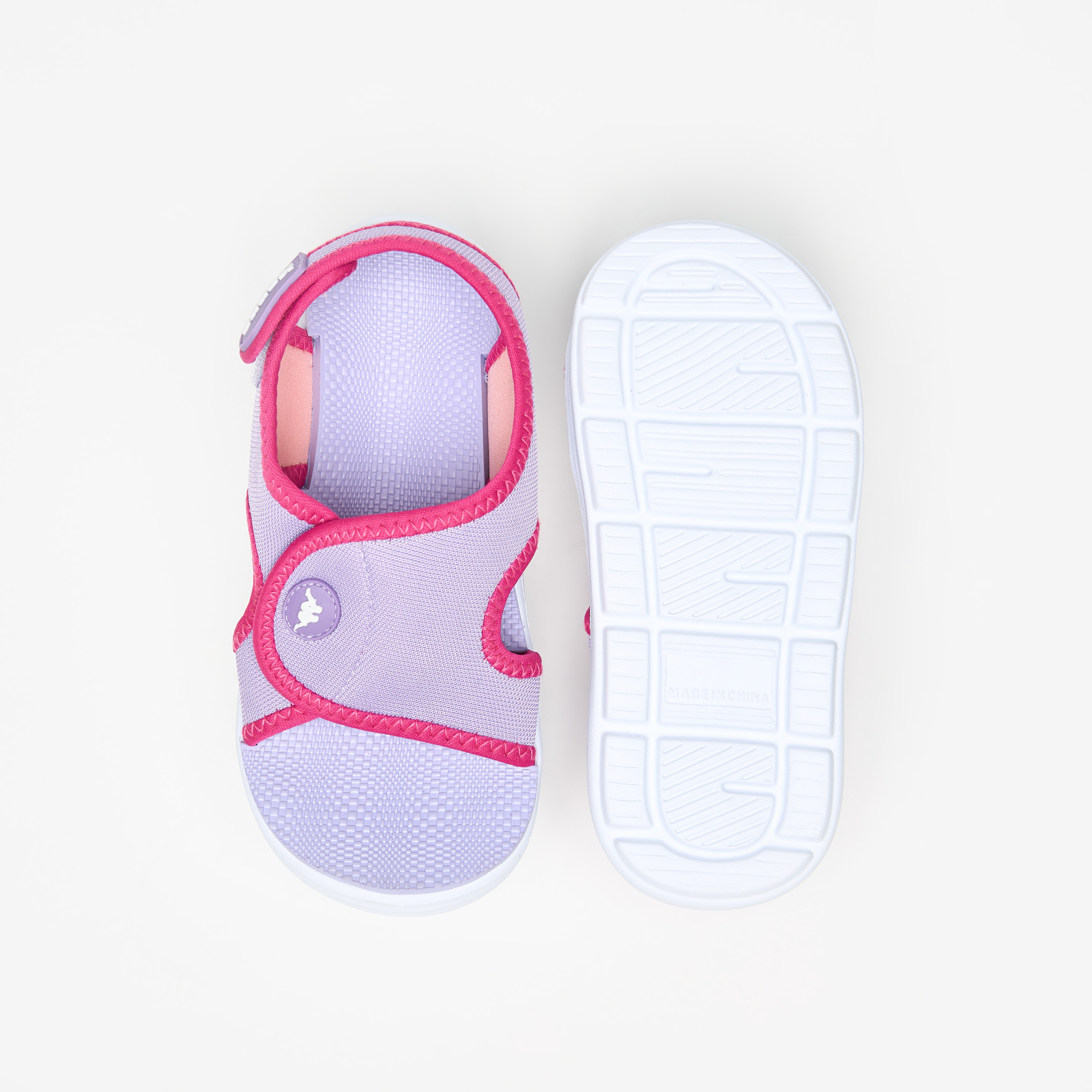 Kappa Girl's Colourblock Lightweight Sandals with Hook and Loop Closure-girls-shoes-sandals-image-9