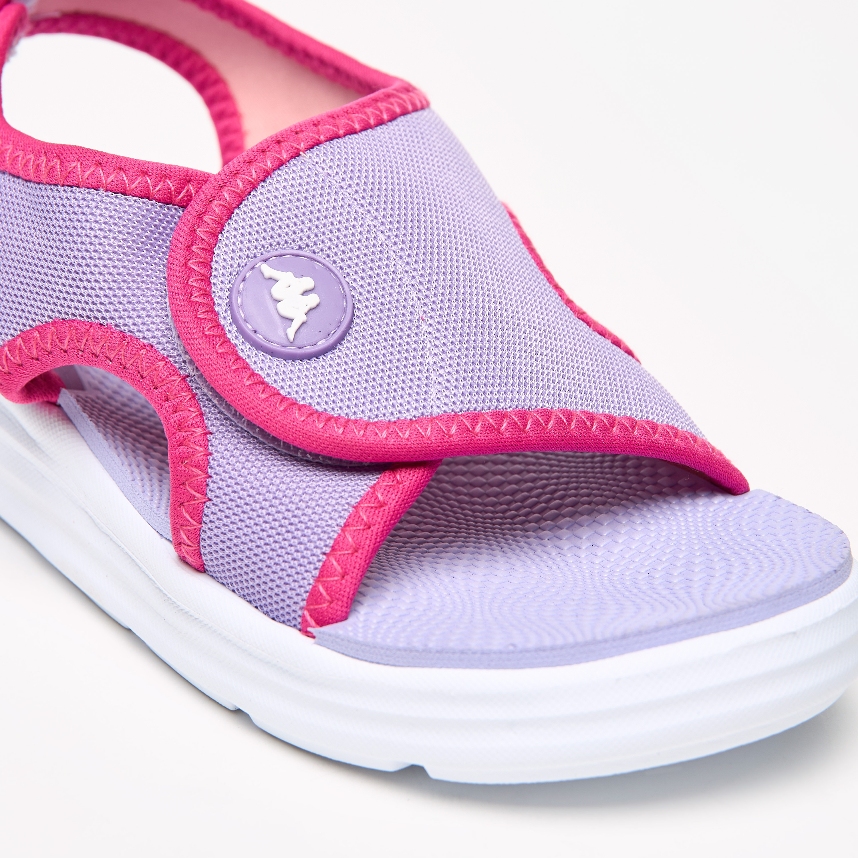 Kappa Girl's Colourblock Lightweight Sandals with Hook and Loop Closure-girls-shoes-sandals-image-10