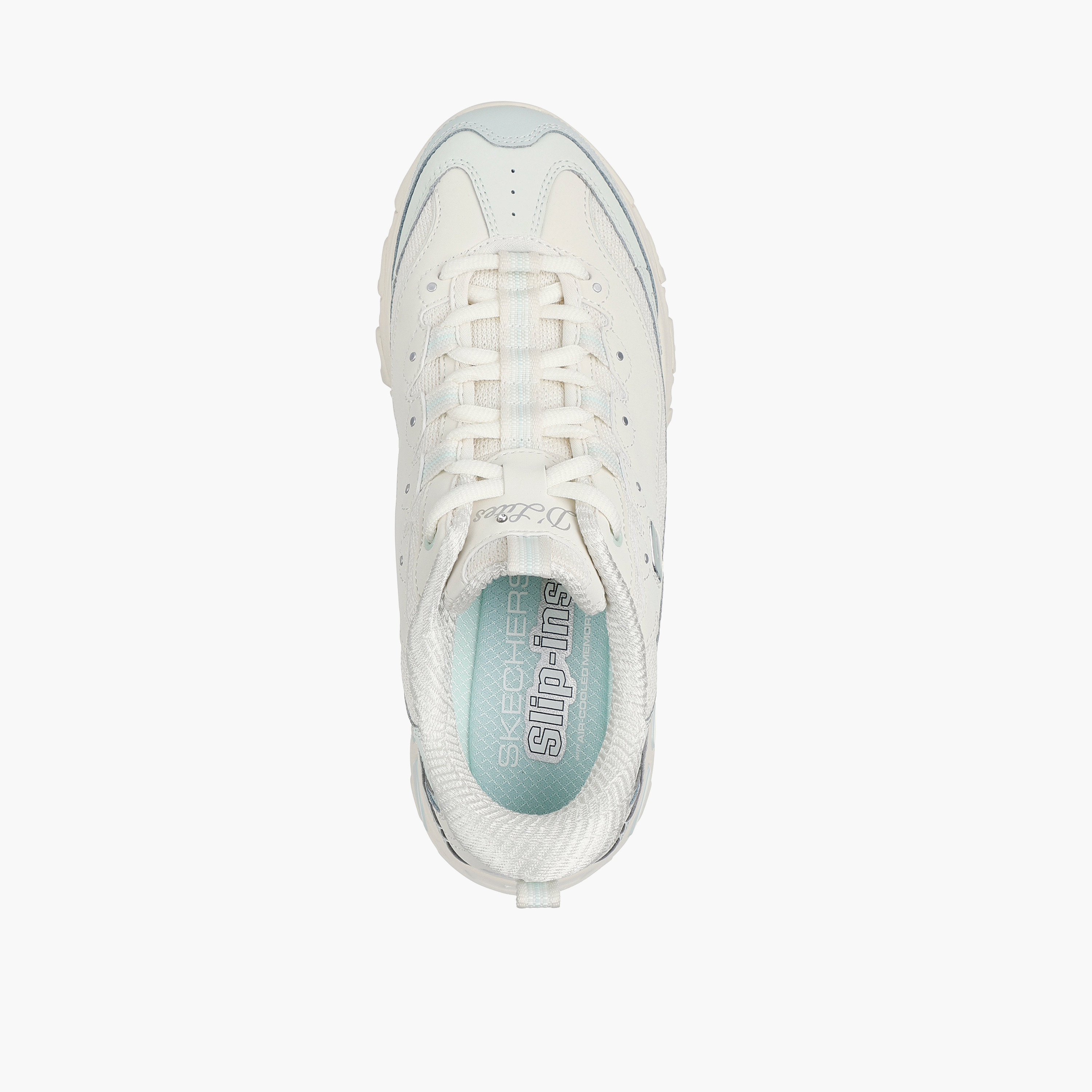 Skechers Women's D'Lites Bungee Lace Low Ankle Sneakers 150537 | OE-sports-women-shoes-image-4