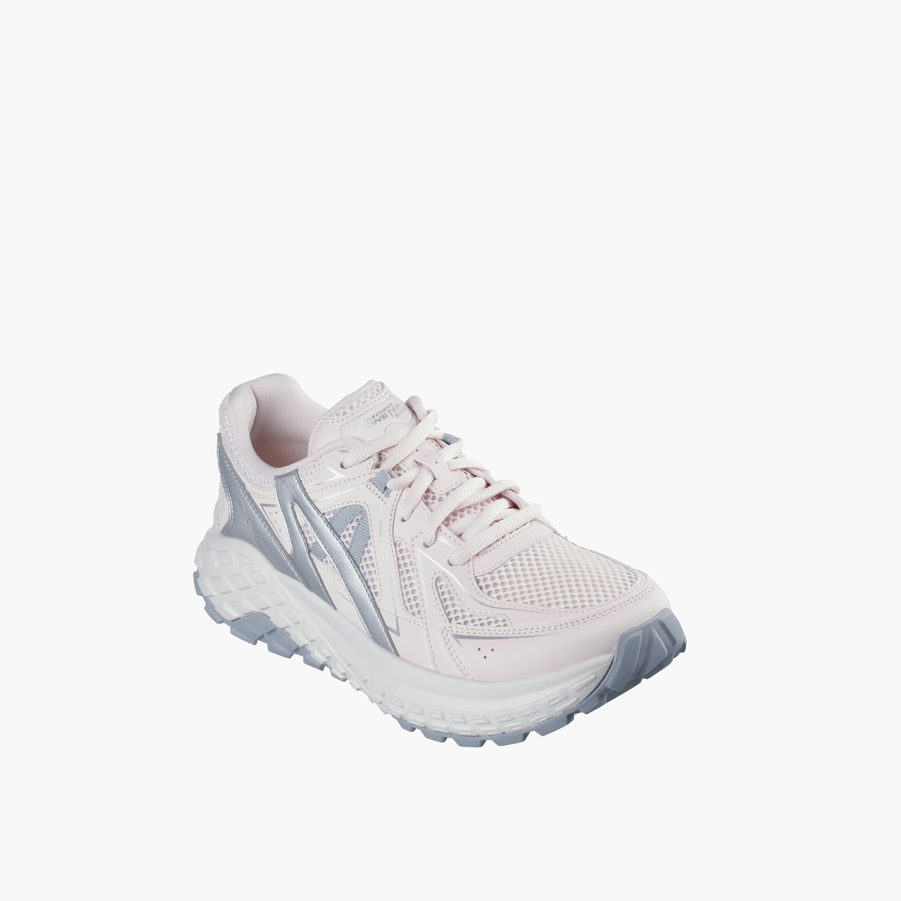 Skechers Women's Skechers Monster Evo Lace-Up Low Ankle Sneakers 150680 | OE-sports-women-shoes-image-1