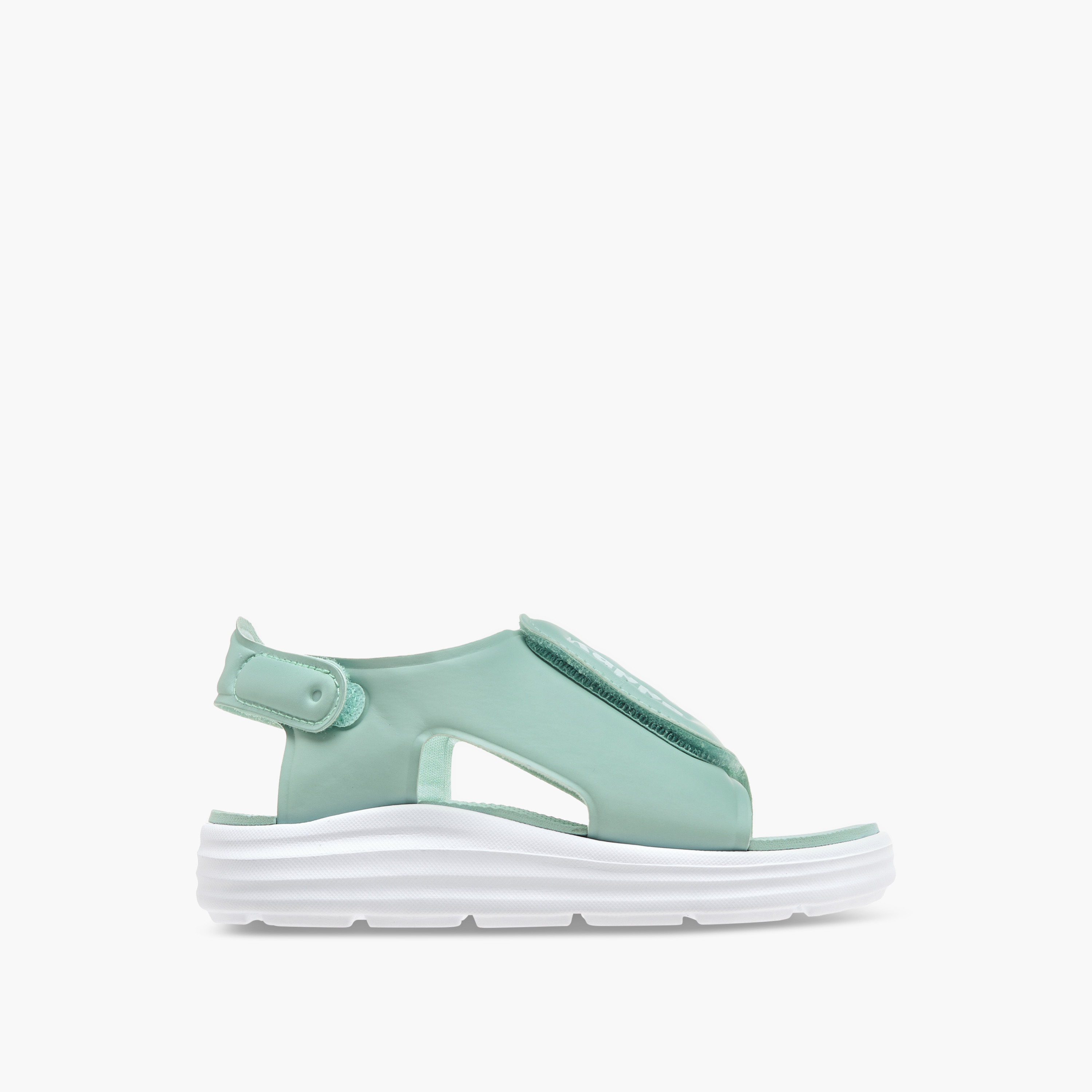 صندل بتفاصيل شعار وشريط إغلاق لاصق للبنات من كابا-girls-shoes-sandals-image-2
