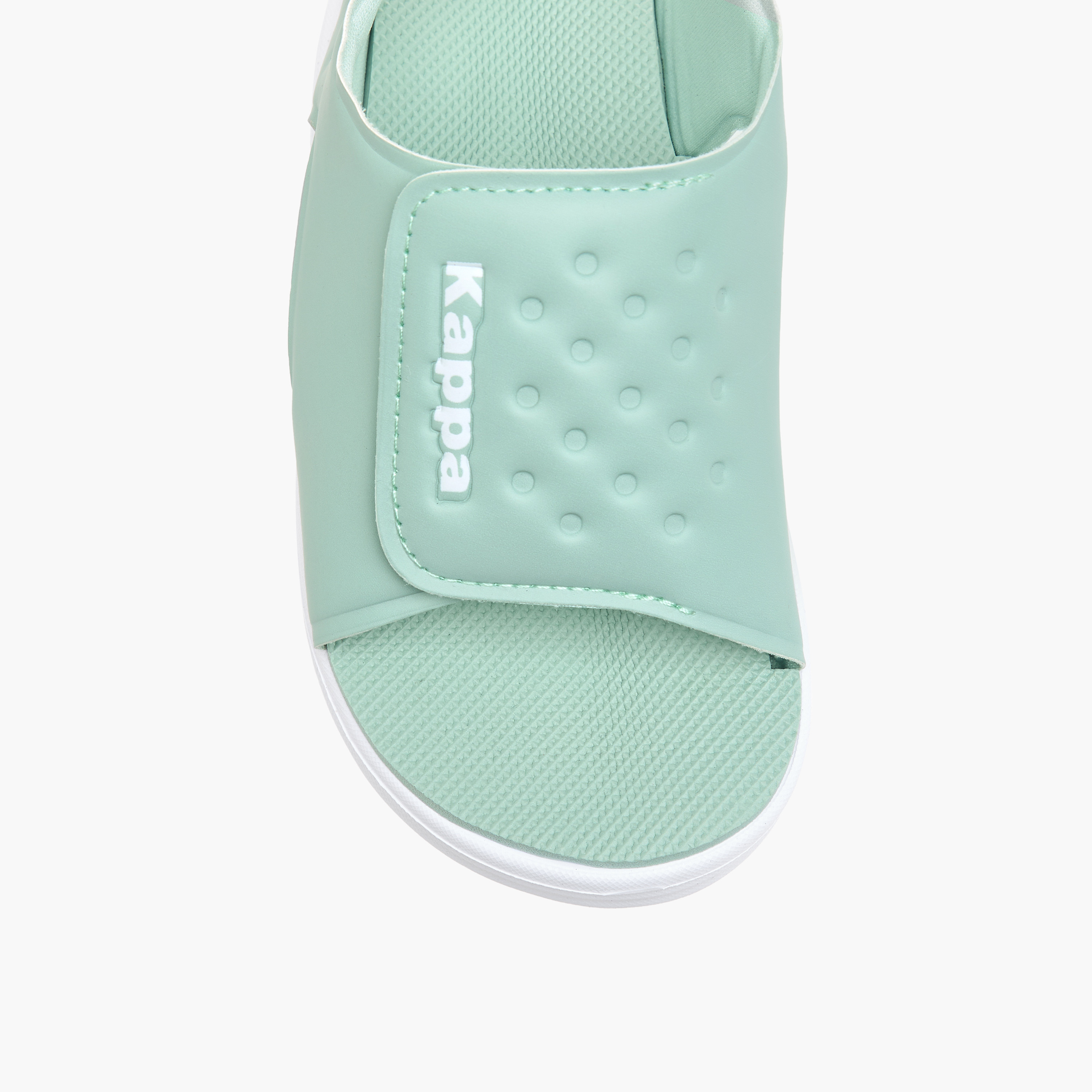 صندل بتفاصيل شعار وشريط إغلاق لاصق للبنات من كابا-girls-shoes-sandals-image-3
