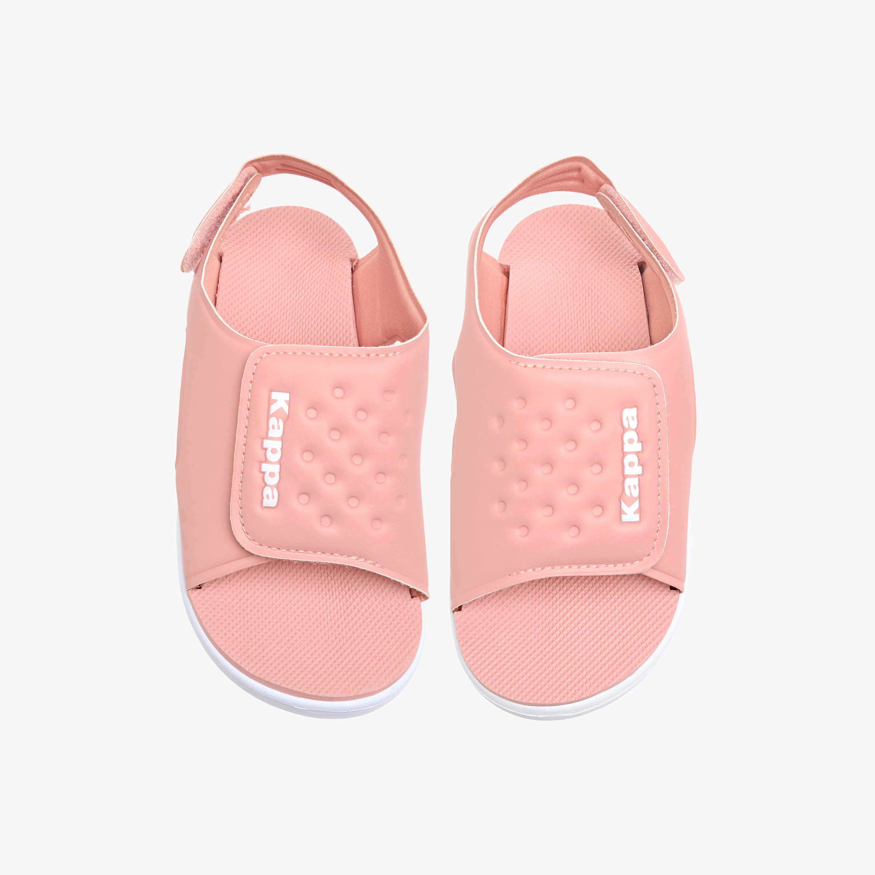 صندل بتفاصيل شعار وشريط إغلاق لاصق للبنات من كابا-girls-shoes-sandals-image-1
