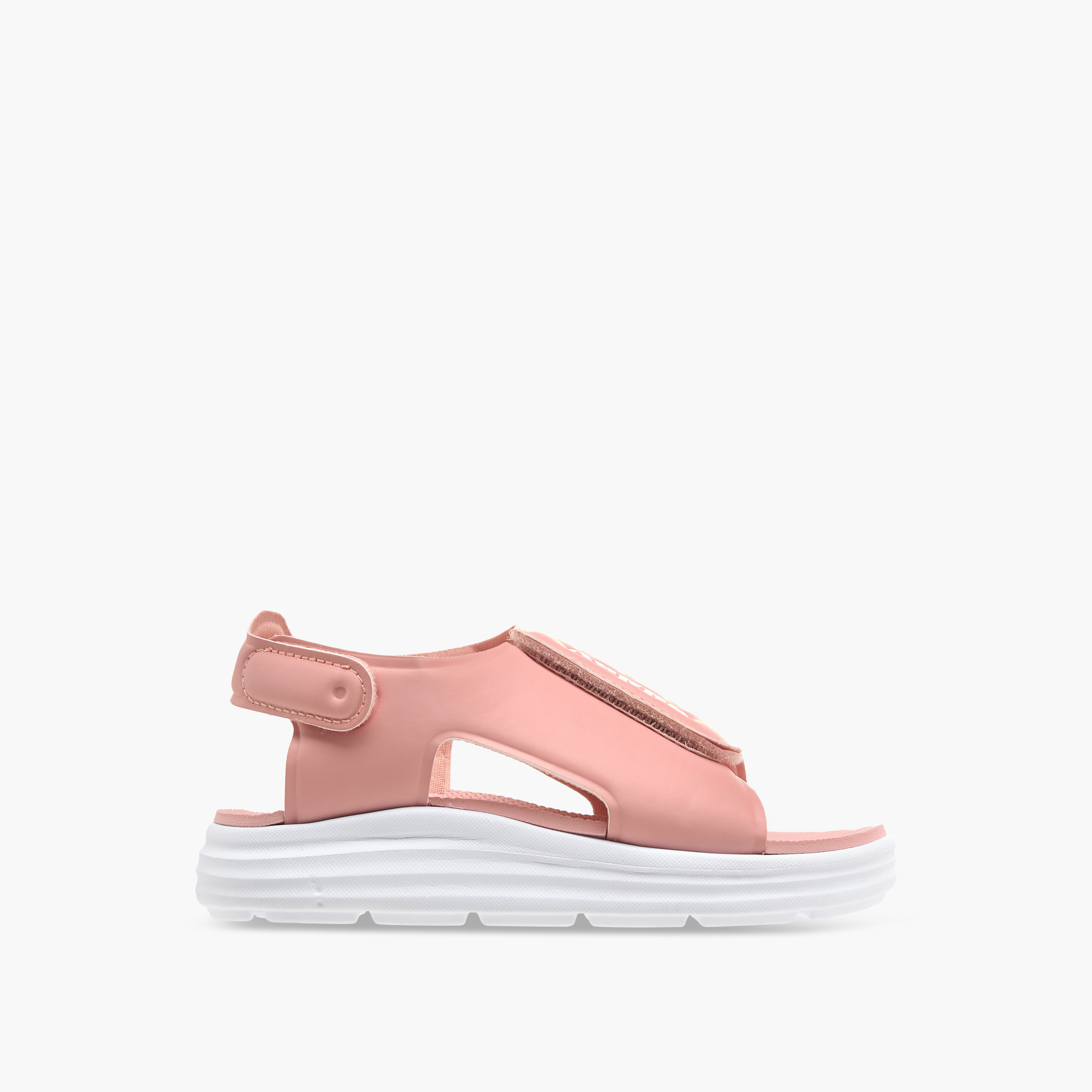 صندل بتفاصيل شعار وشريط إغلاق لاصق للبنات من كابا-girls-shoes-sandals-image-2