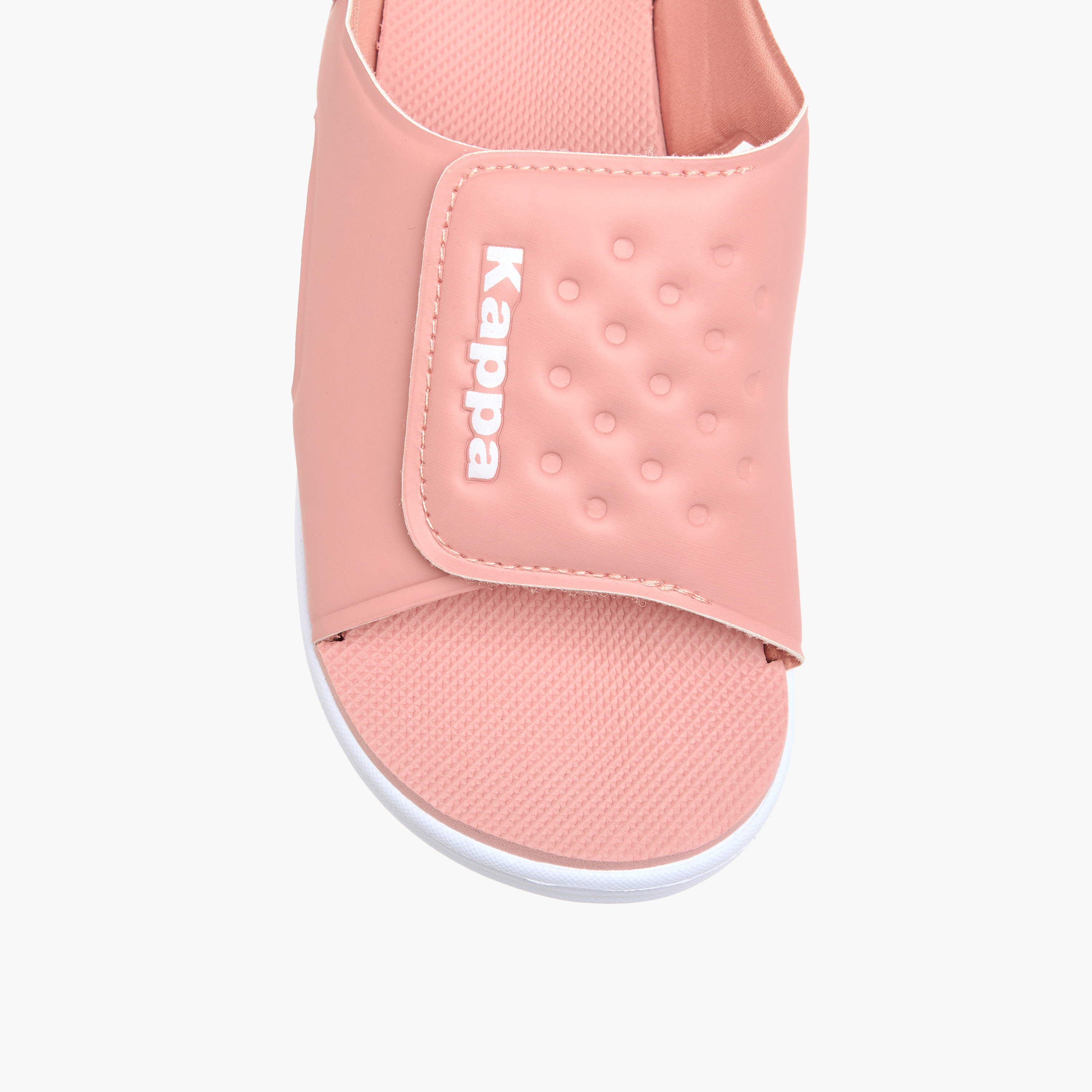 صندل بتفاصيل شعار وشريط إغلاق لاصق للبنات من كابا-girls-shoes-sandals-image-3