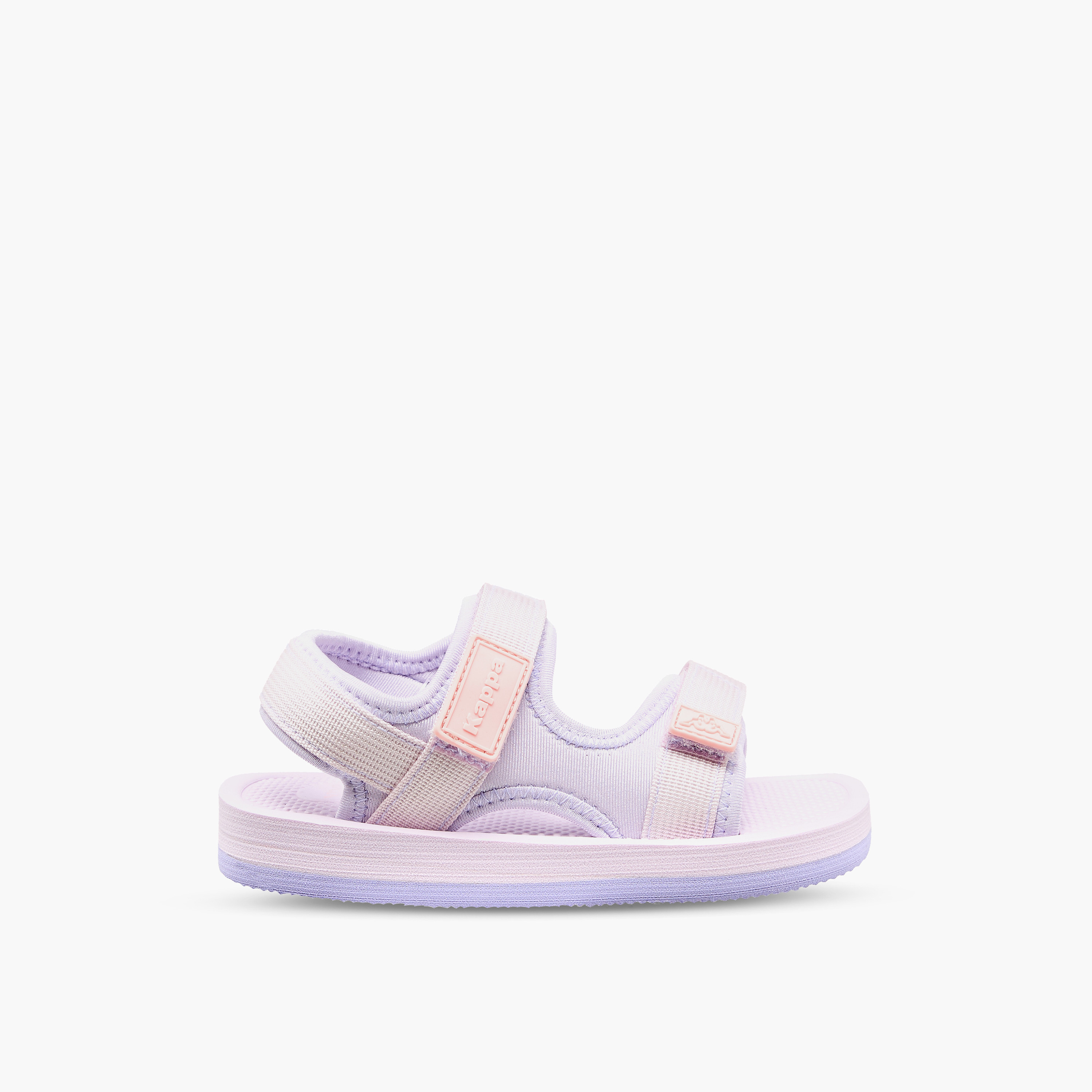 صندل بشريط إغلاق لاصق وتفاصيل الشعار من كابا-baby-girls-shoes-sandals-image-3