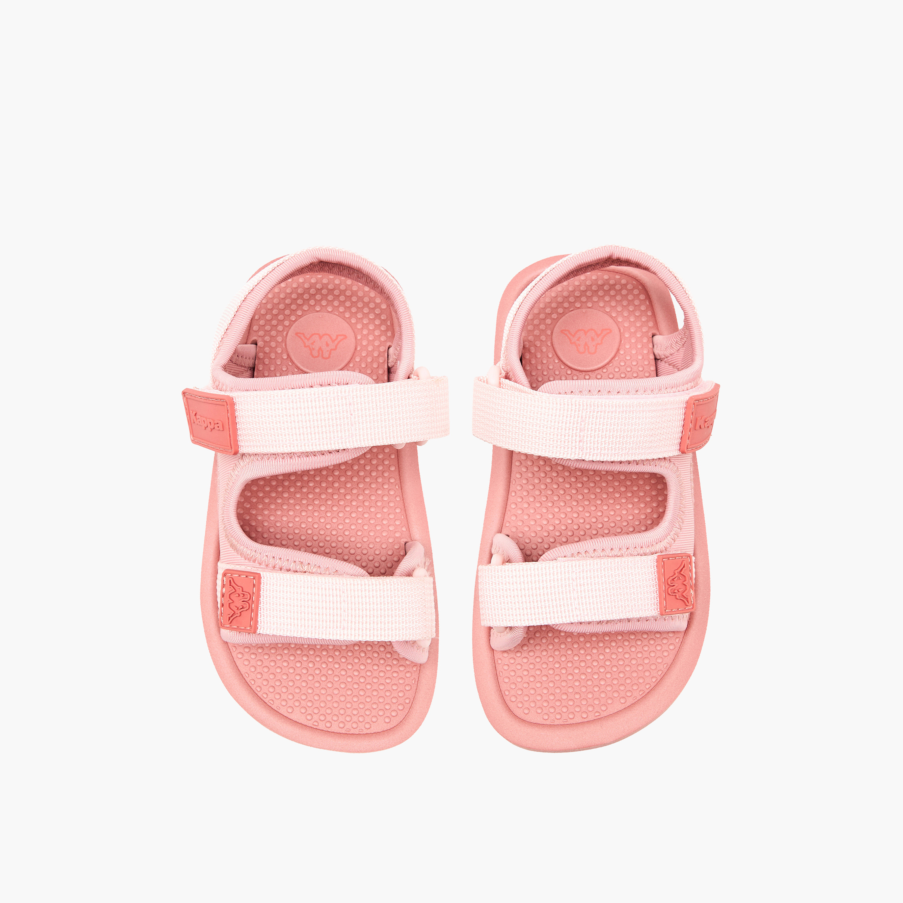 صندل بشريط إغلاق لاصق وتفاصيل الشعار من كابا-baby-girls-shoes-sandals-image-4