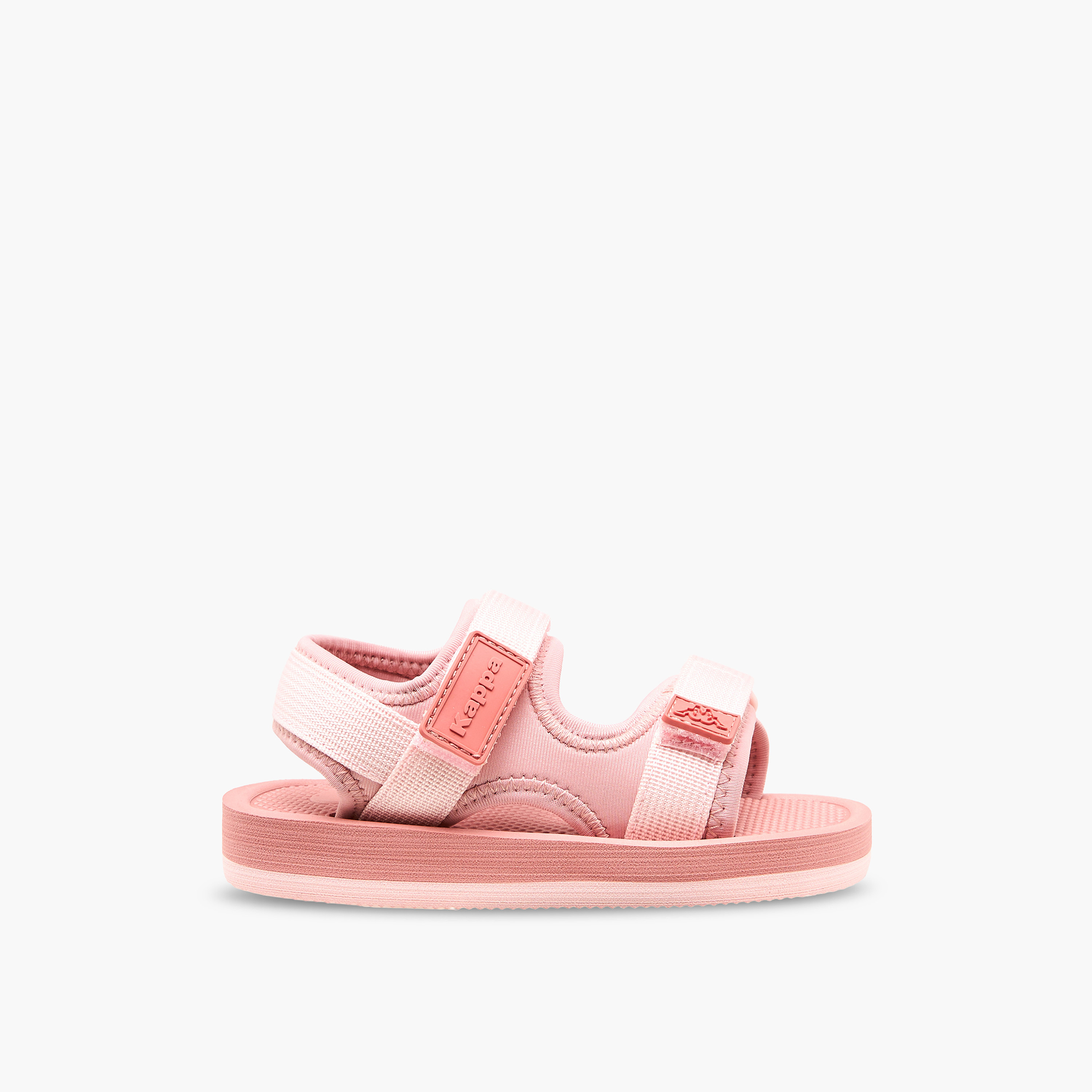 صندل بشريط إغلاق لاصق وتفاصيل الشعار من كابا-baby-girls-shoes-sandals-image-3
