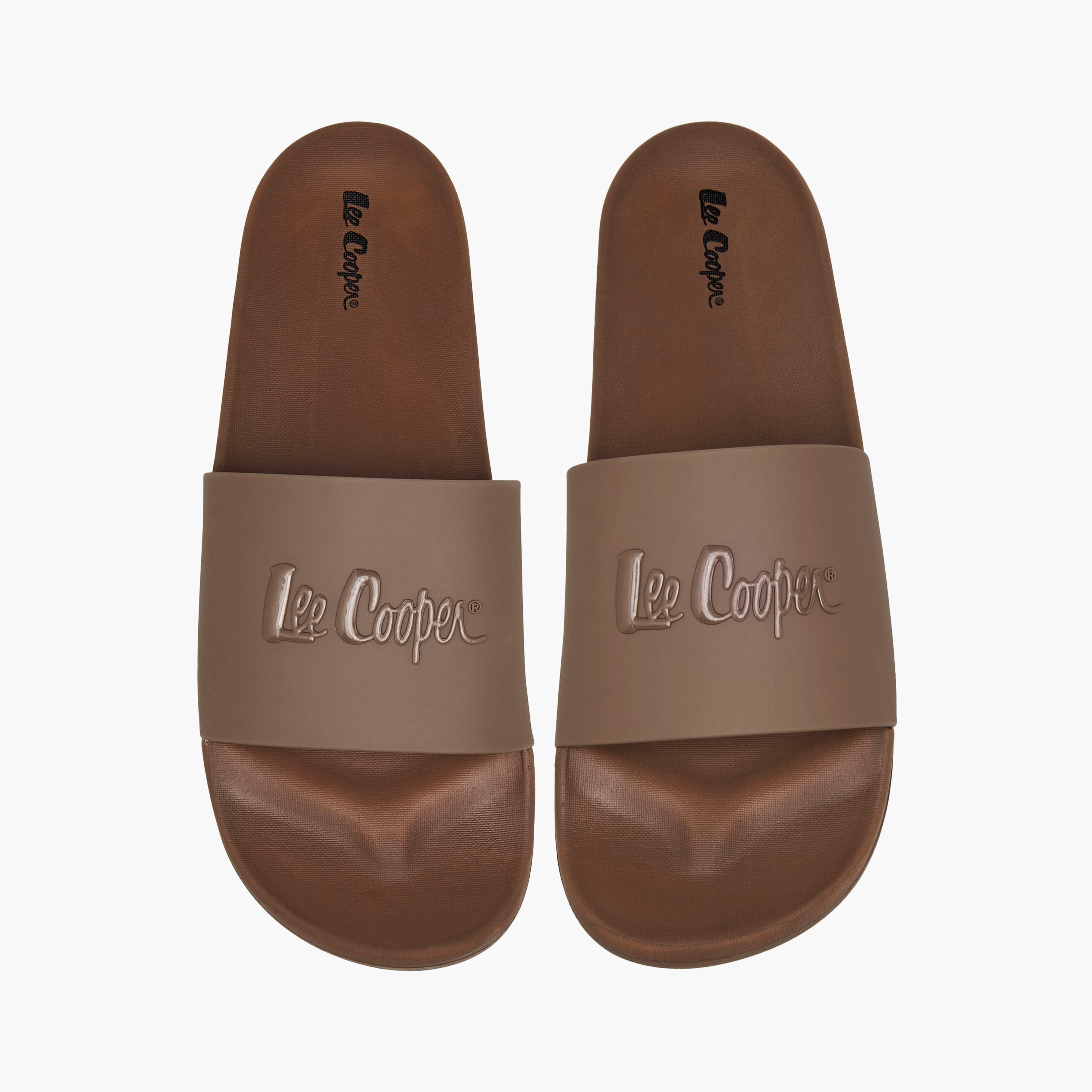 Lee Cooper Men Logo Embossed Slides-men-shoes-flipflopsandslides-image-1