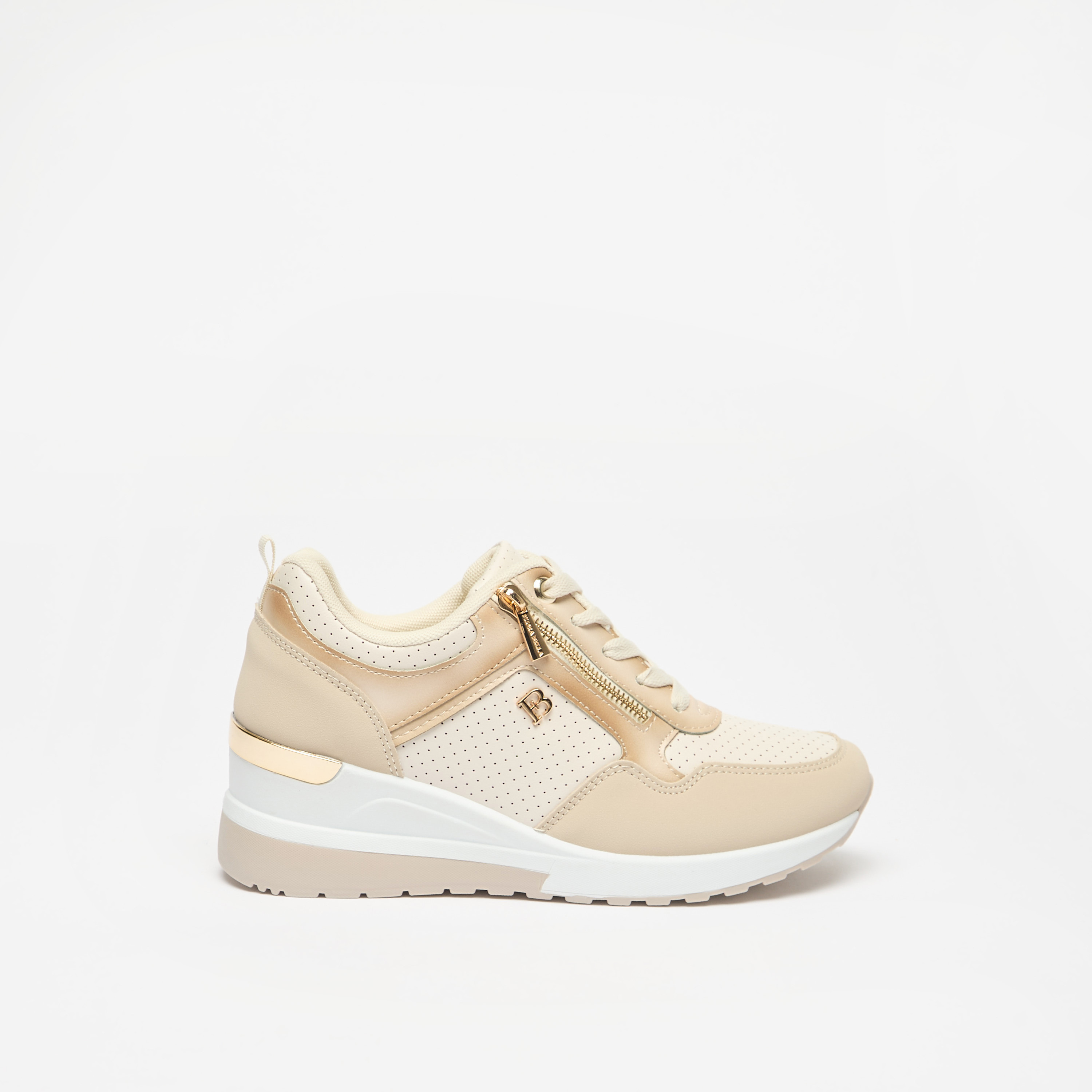 Flora Bella Panelled Lace-Up Wedge Sneakers-women-shoes-sneakers-image-3