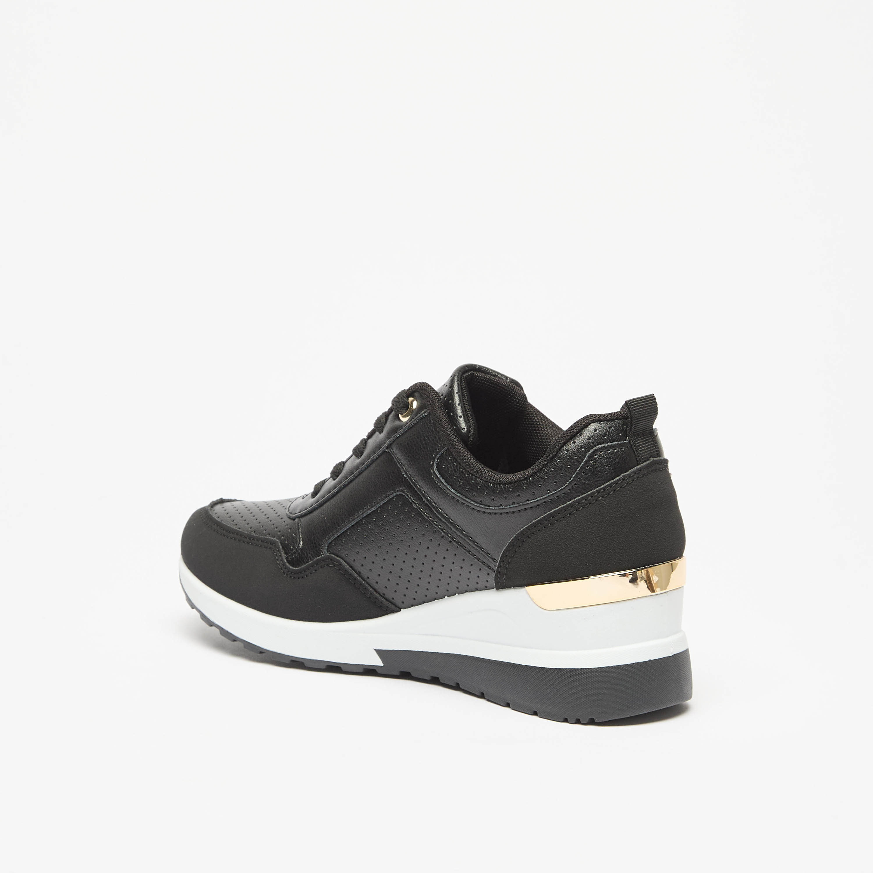 Flora Bella Panelled Lace-Up Wedge Sneakers-women-shoes-sneakers-image-7