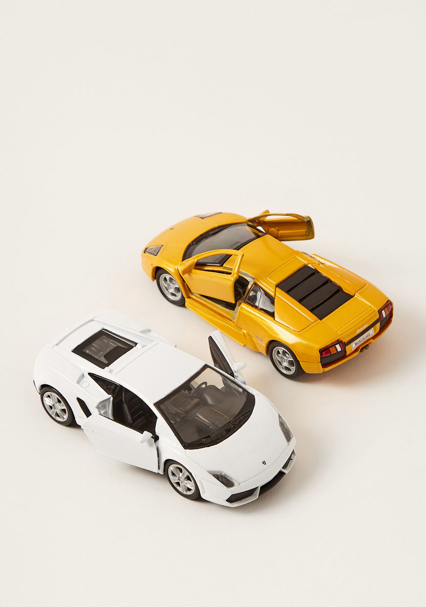 Welly Diecast Lamborghini Pull Back Twin Car Pack-Gifts-image-1