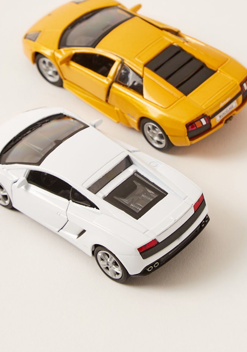 Welly Diecast Lamborghini Pull Back Twin Car Pack-Gifts-image-3