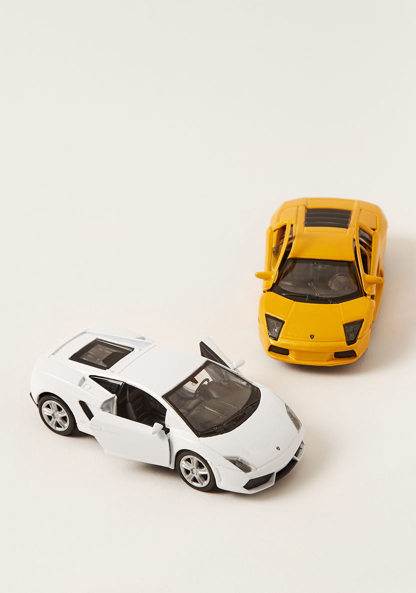 Welly Diecast Lamborghini Pull Back Twin Car Pack-Gifts-image-4