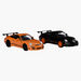 Welly 4.75 Pull Back Porsche GT3 RS Car - Set of 2-Scooters and Vehicles-thumbnail-0