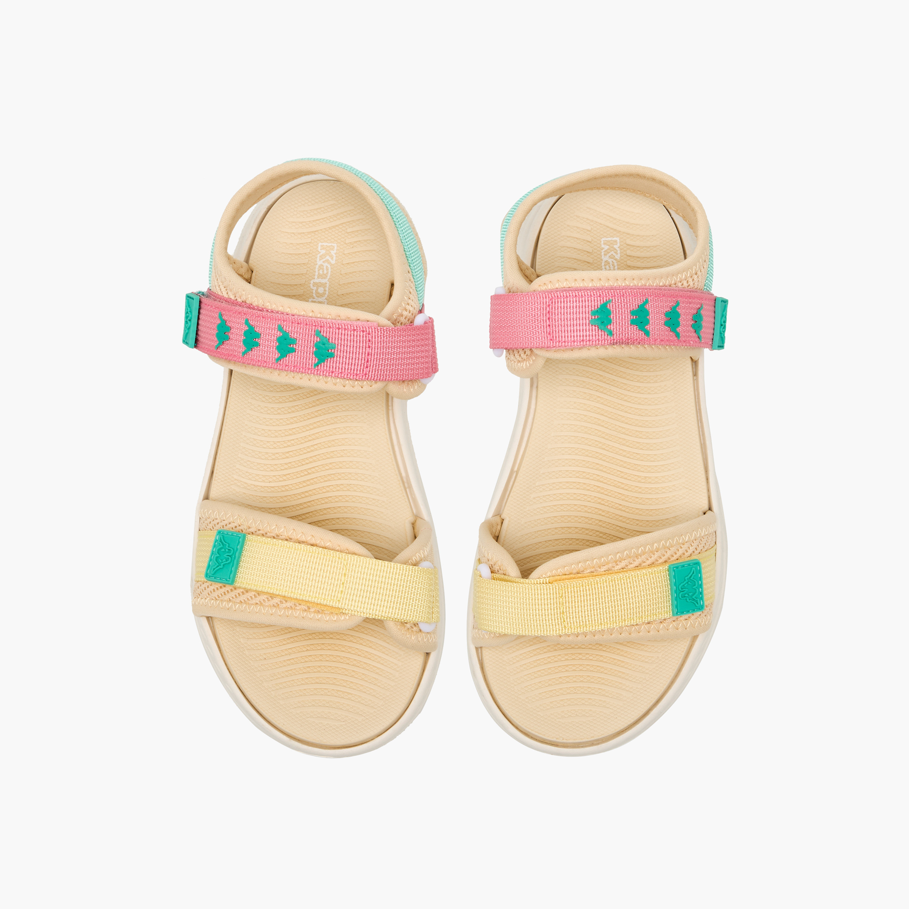 Kappa Girls Colourblock Hook & Loop Sport Sandals-girls-shoes-sandals-image-1