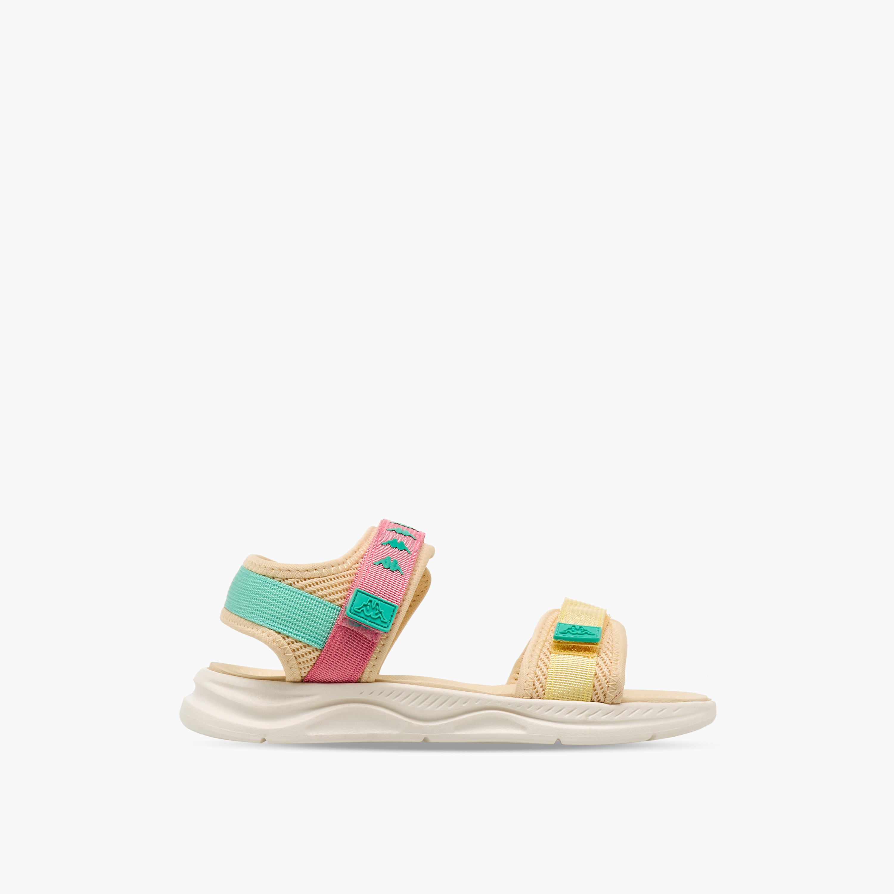 Kappa Girls Colourblock Hook & Loop Sport Sandals-girls-shoes-sandals-image-2