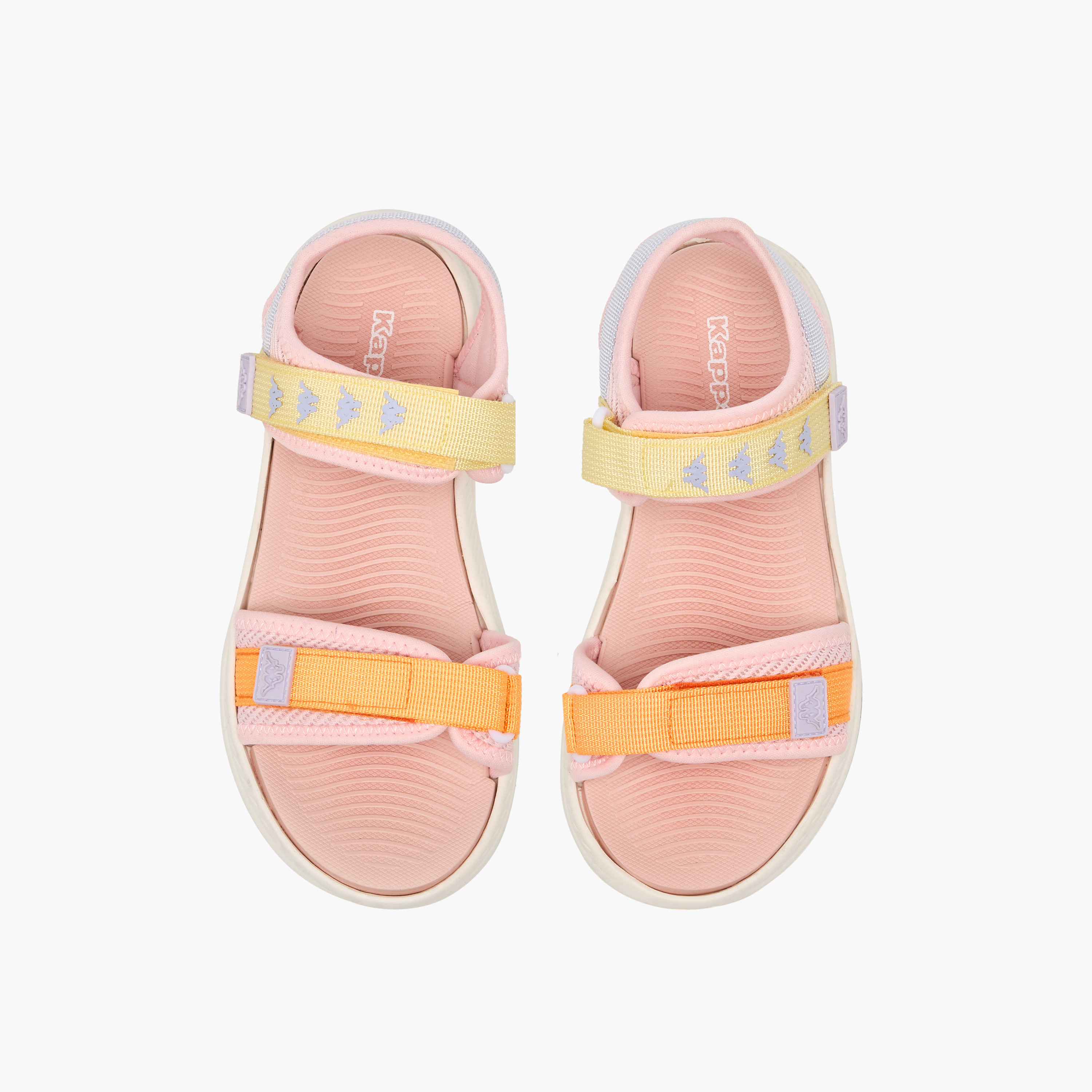 Kappa Girls Colourblock Hook & Loop Sport Sandals-girls-shoes-sandals-image-1