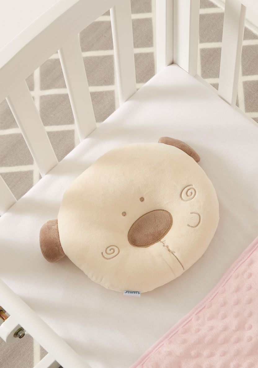 Juniors Bear Embroidered Pillow-Baby Bedding-image-0