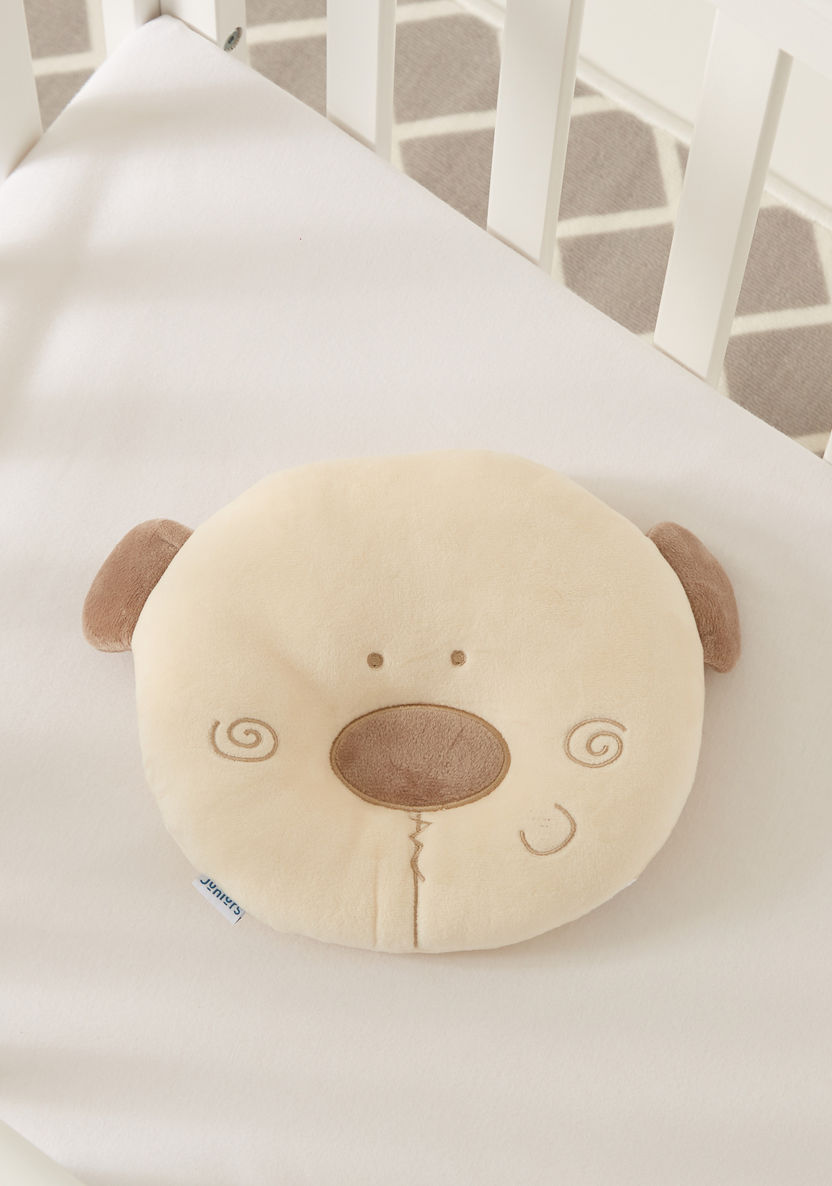 Juniors Bear Embroidered Pillow-Baby Bedding-image-1