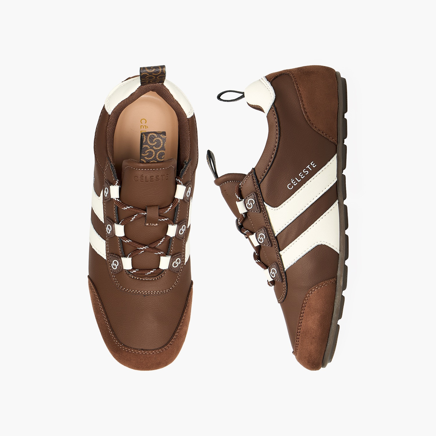 حذاء سنيكرز طول الكاحل بألواح ورباط إغلاق للنساء من سيلست-women-shoes-sneakers-image-1
