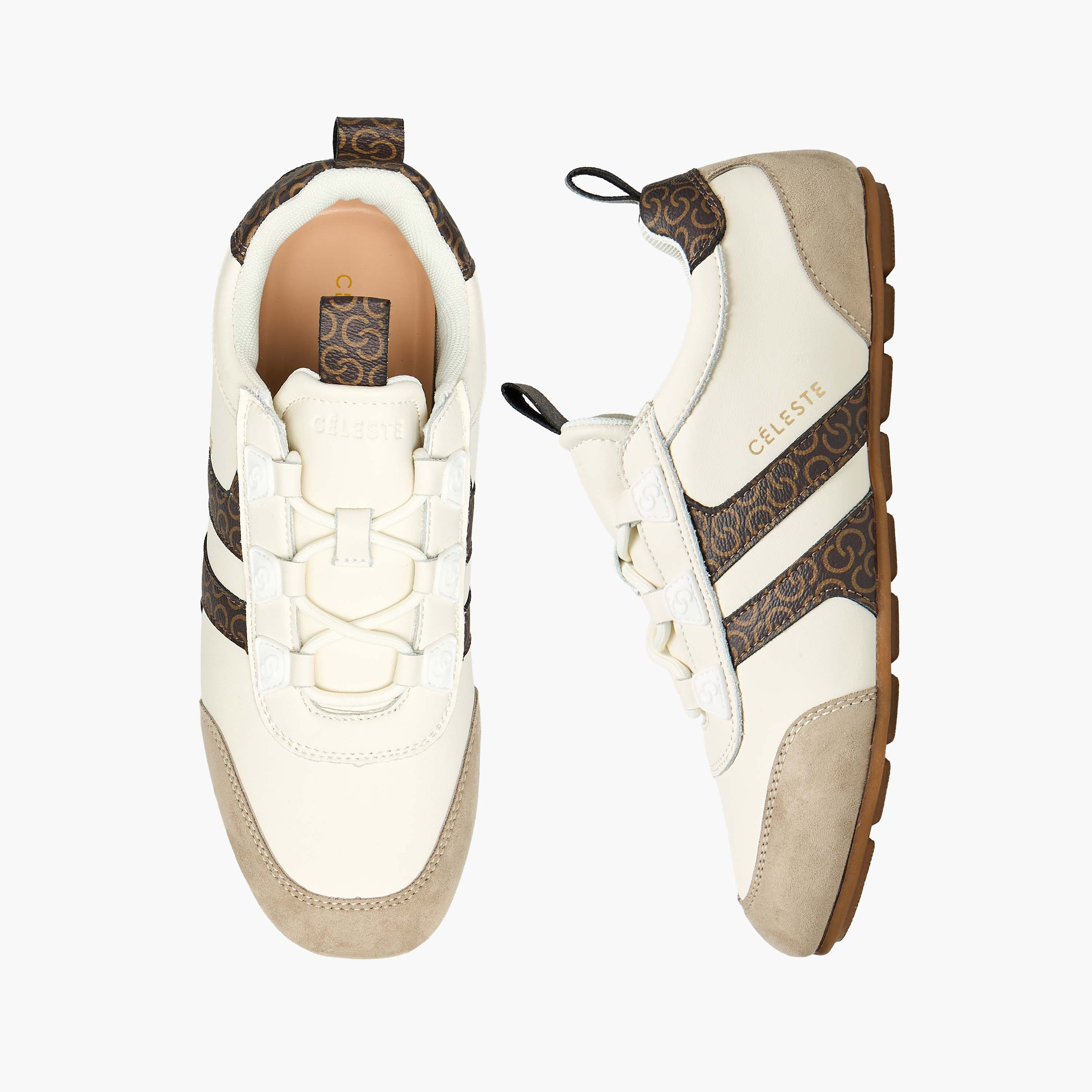 حذاء سنيكرز طول الكاحل بألواح ورباط إغلاق للنساء من سيلست-women-shoes-sneakers-image-1