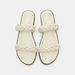 Le Confort Double Strap Slide Sandals with Weave Detail-Women%27s Flat Sandals-thumbnailMobile-0