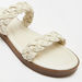Le Confort Double Strap Slide Sandals with Weave Detail-Women%27s Flat Sandals-thumbnailMobile-3