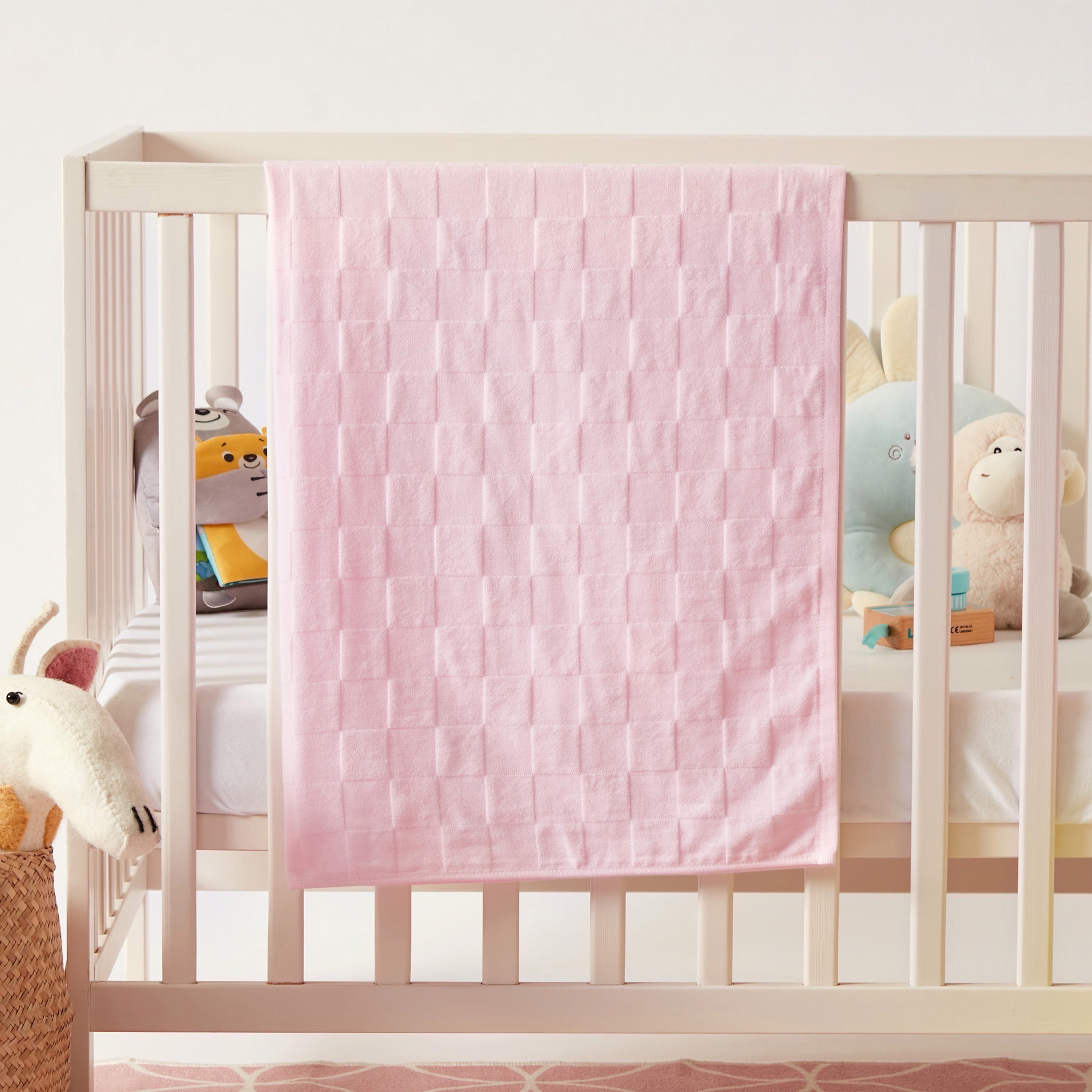 Juniors Solid Baby Wrap - 95x90 cms-baby-nursery-blanketsandswaddles-blanketsandquilts-image-1